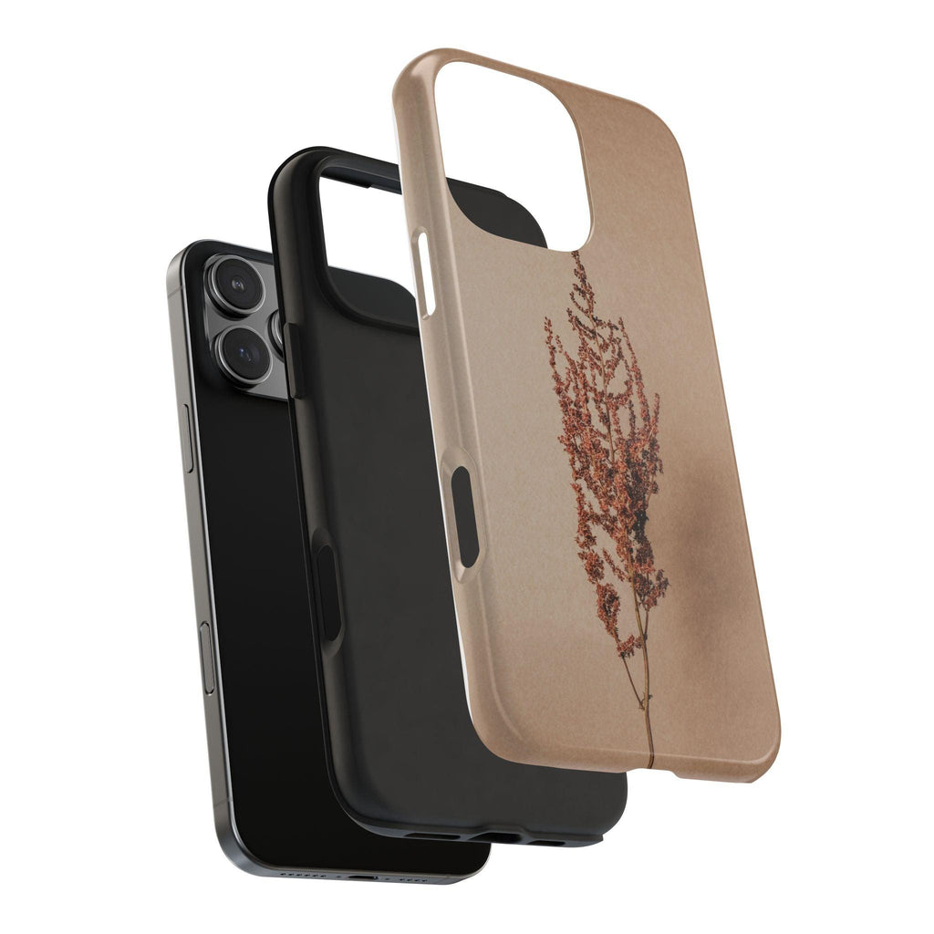 Brown Dry Leaf Tough Phone Cases