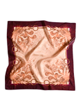 Show Day D Ring Snaffle Bit Wild Rag Scarf in Vintage Plum