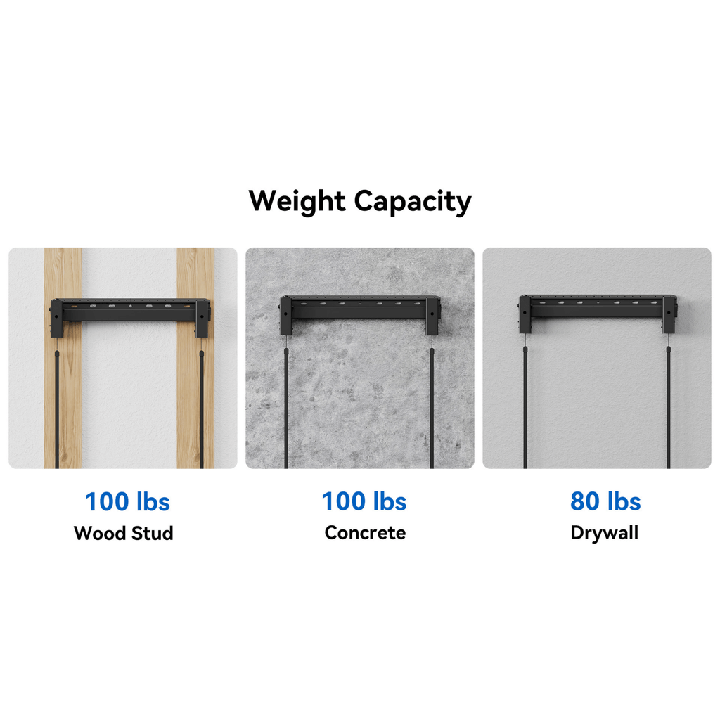 ErgoAV Medium Low Profile Fixed Mount for 19" to 65" TVs
