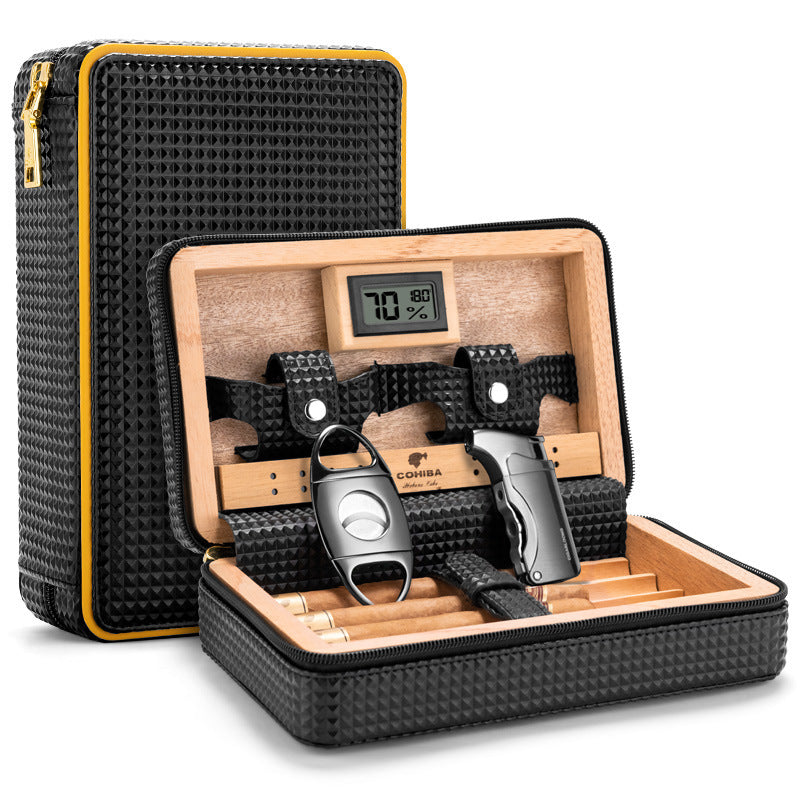 Cigar Box Mellow Cedar Wood Cuban Cigar Smoking Set