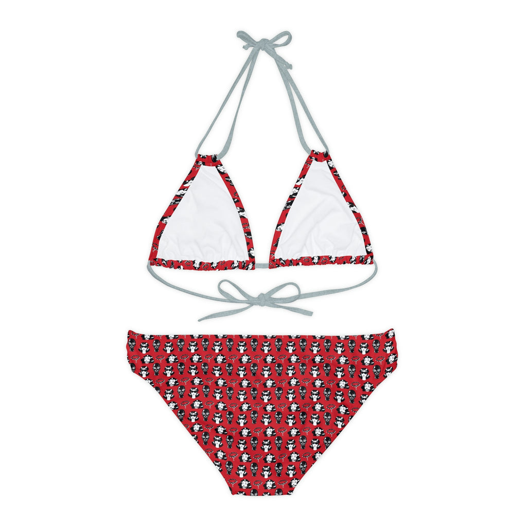 BDSM Gag Kink Strappy Bikini Set