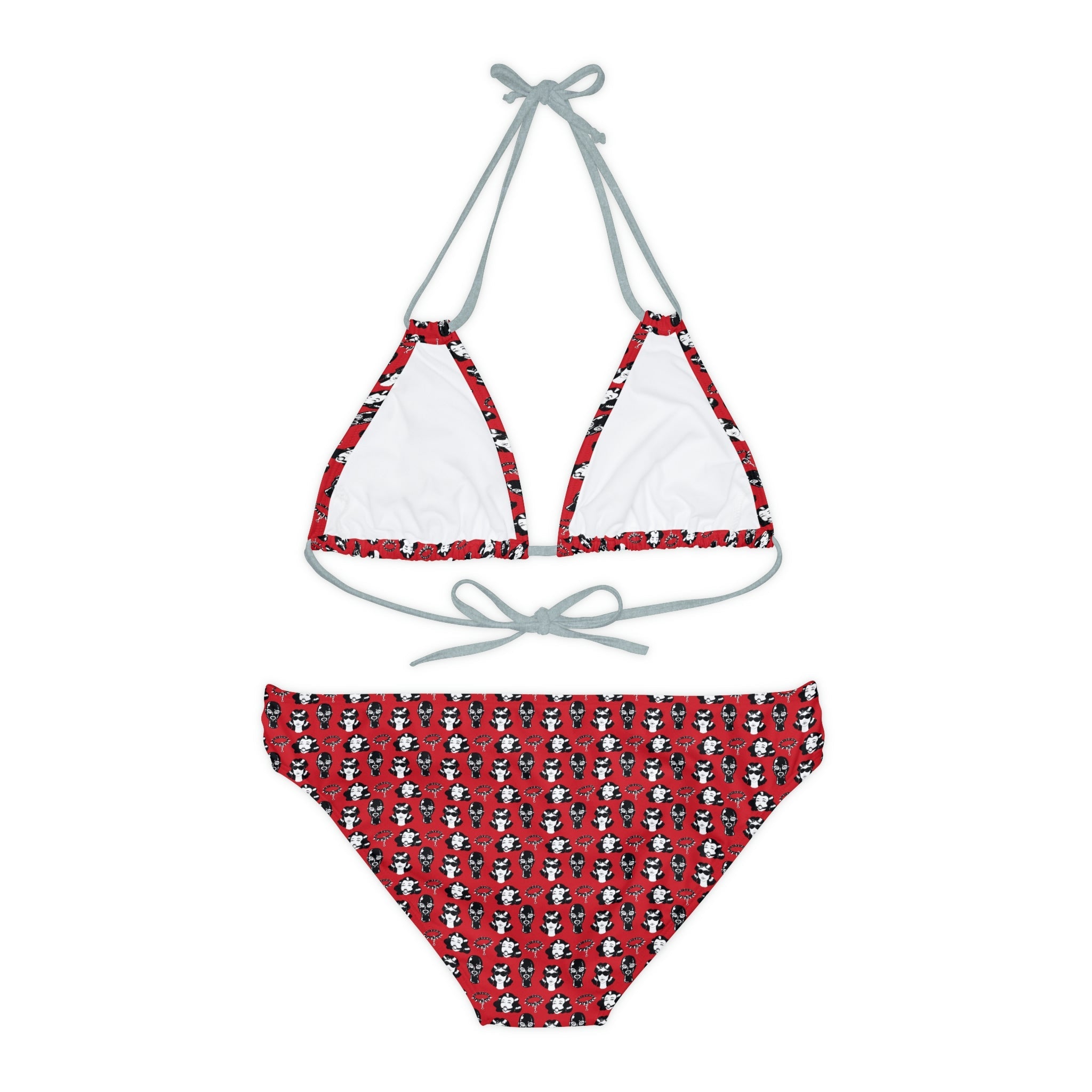BDSM Gag Kink Strappy Bikini Set