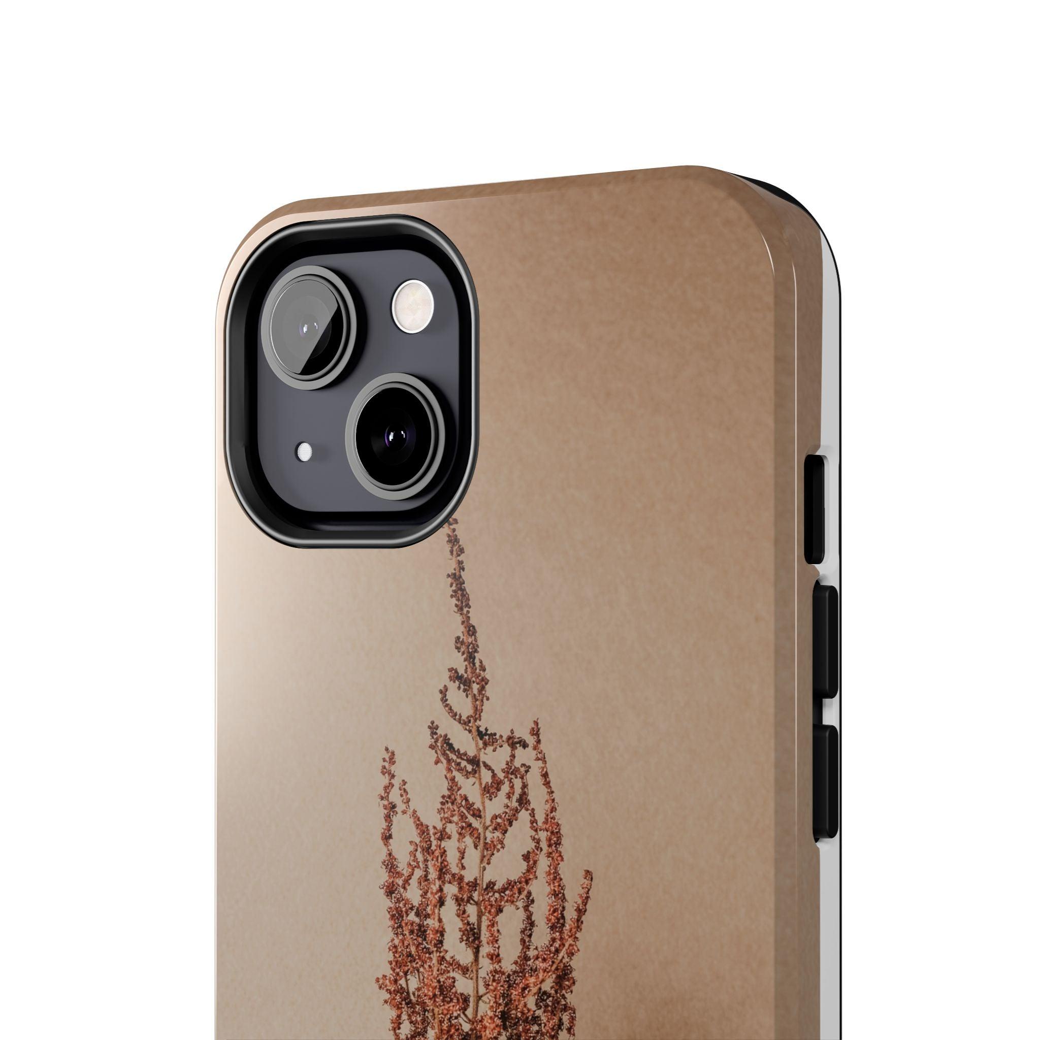 Brown Dry Leaf Tough Phone Cases