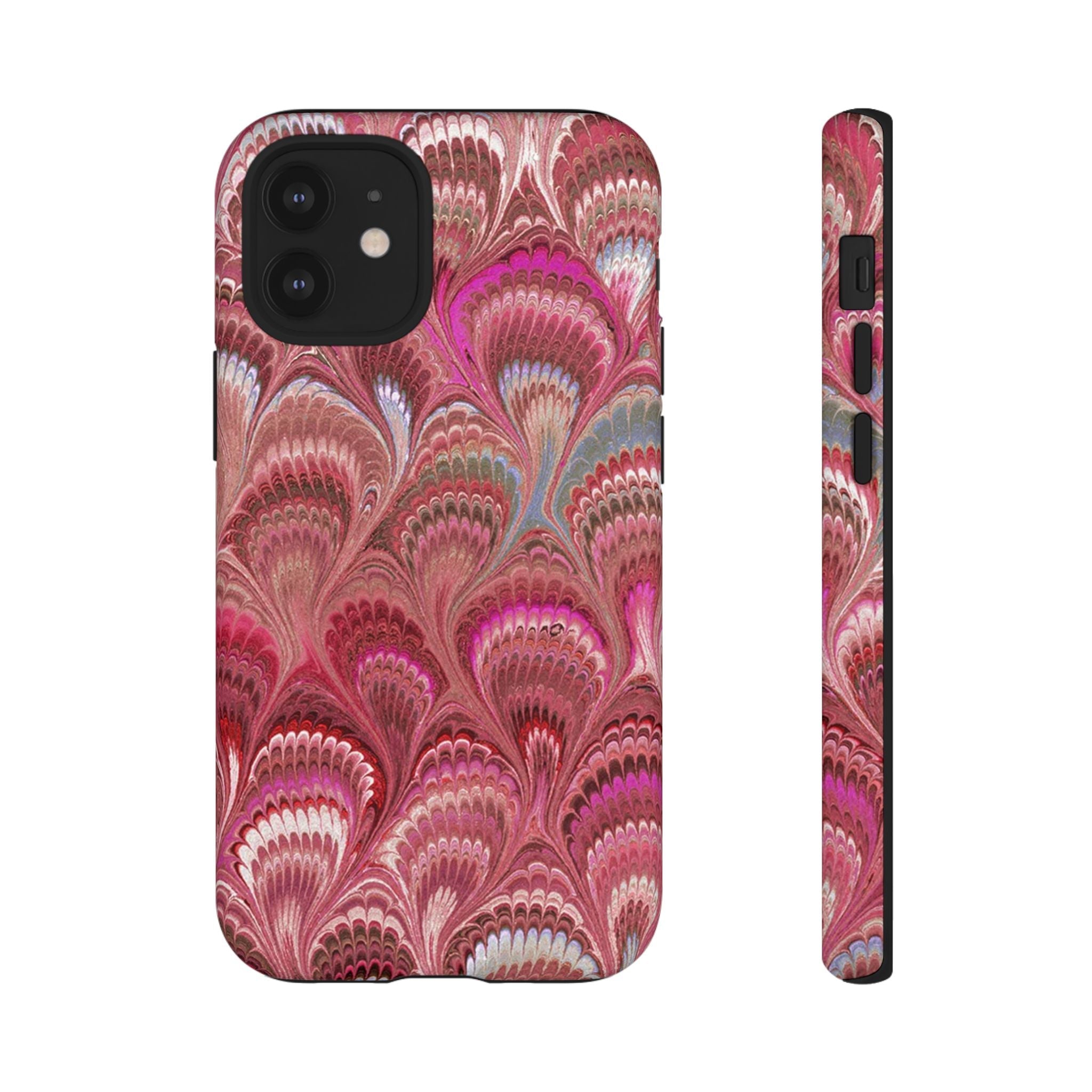 Shades of Pink Marbled Phone Case —  Dual Layer - Tough Protective Phone Cover