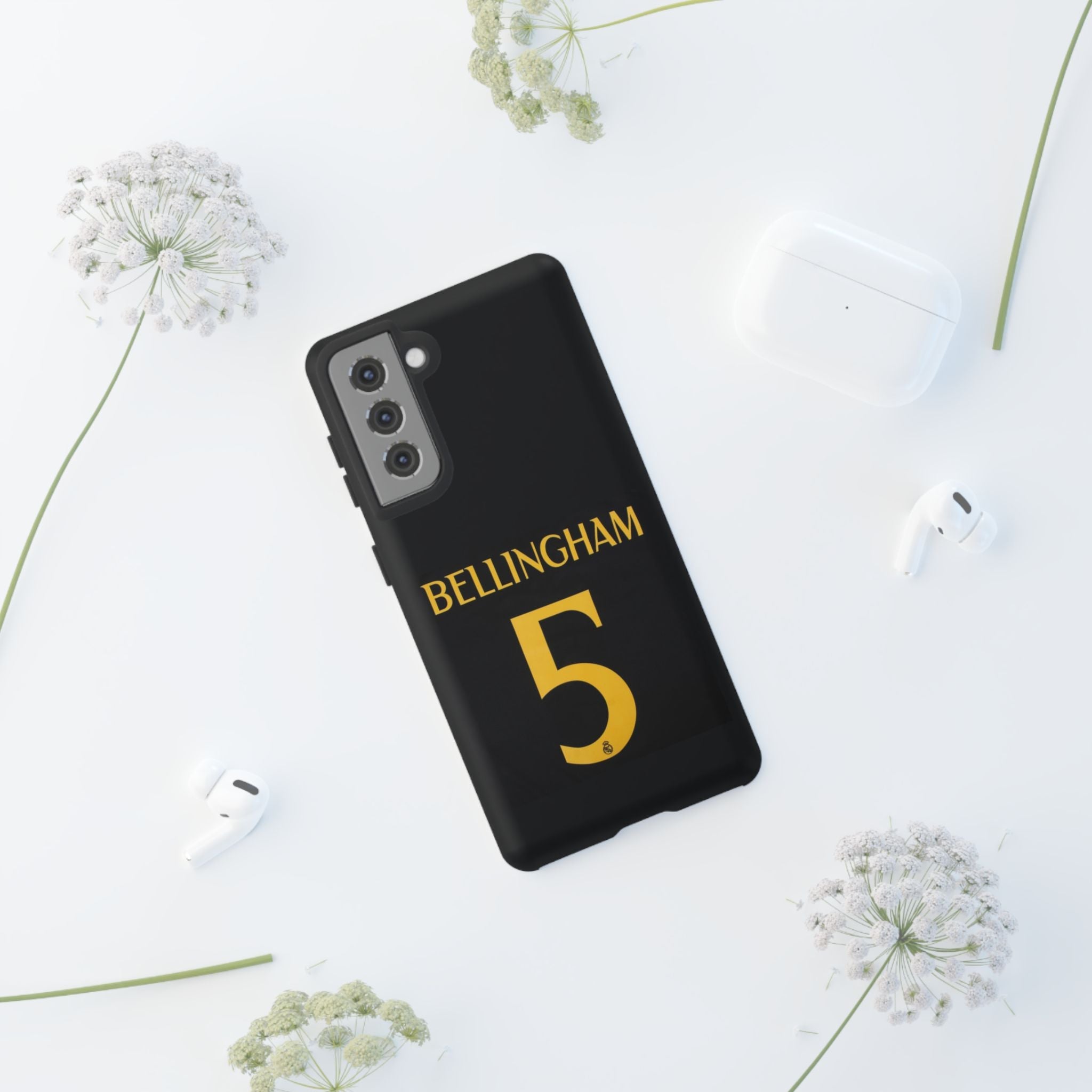 Jude Bellingham Future Star Armor – Dual-Layer Defense & Streamlined Fit | Compatible with iPhone 8 to 16 Pro Max & Samsung Galaxy S10 to S25 Ultra