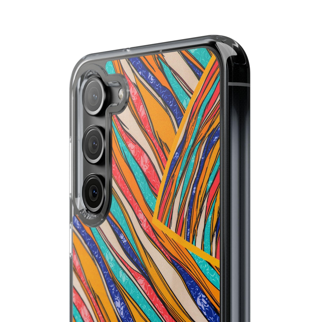 Clear Cases Stripes of  Powerful Colors