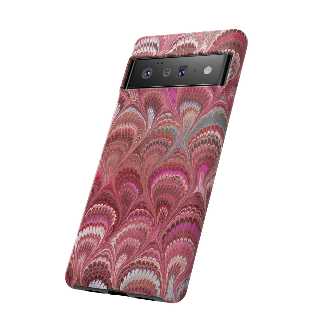 Shades of Pink Marbled Phone Case —  Dual Layer - Tough Protective Phone Cover