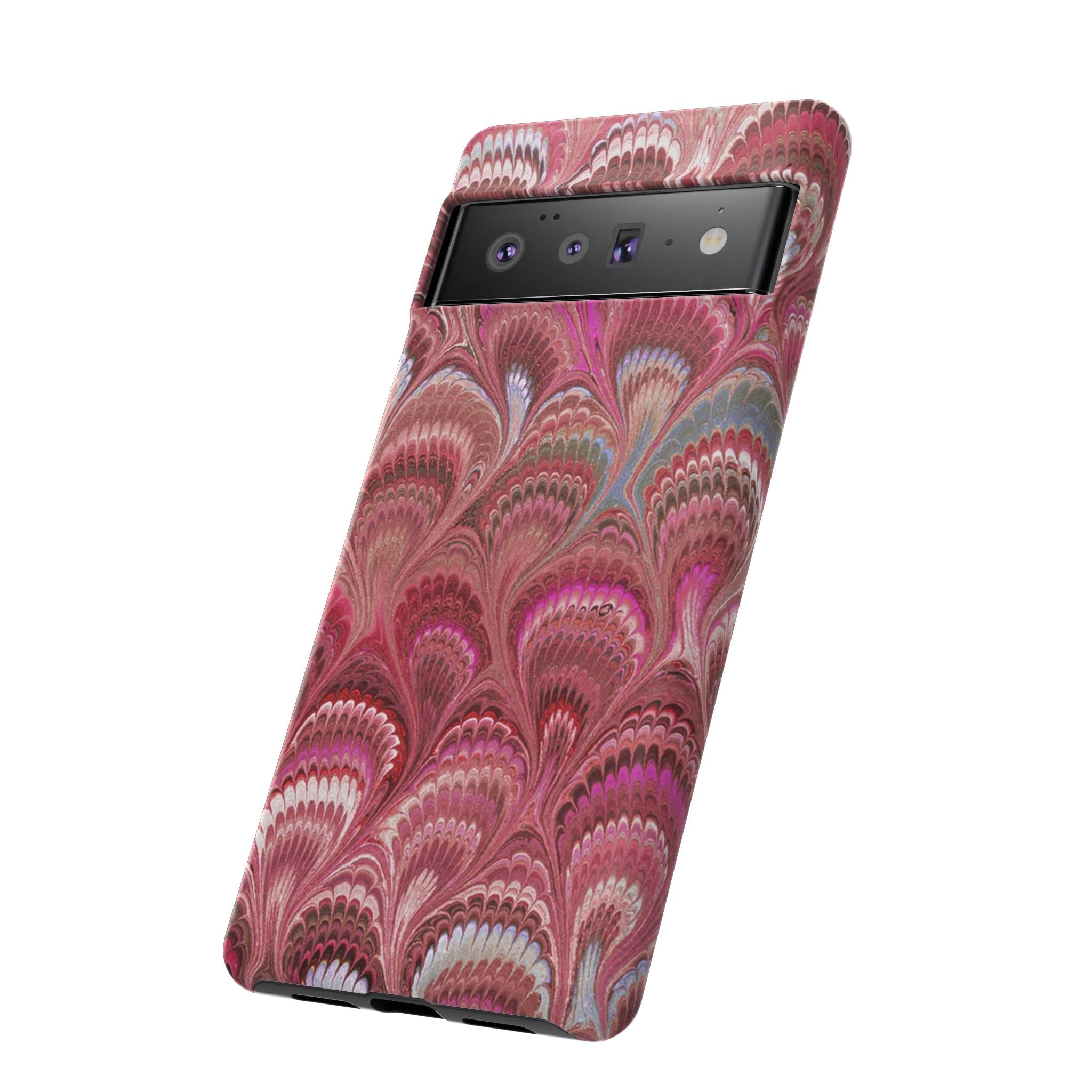 Shades of Pink Marbled Phone Case —  Dual Layer - Tough Protective Phone Cover