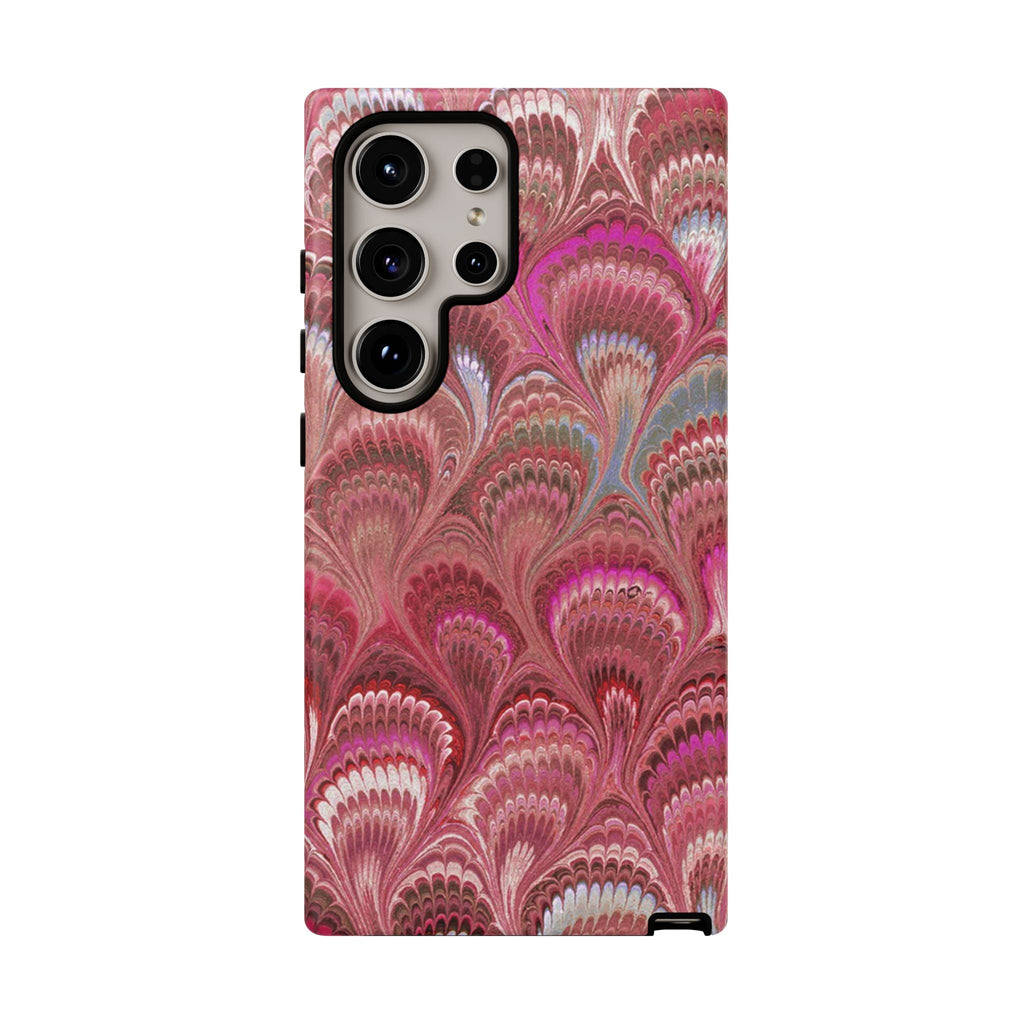 Shades of Pink Marbled Phone Case —  Dual Layer - Tough Protective Phone Cover