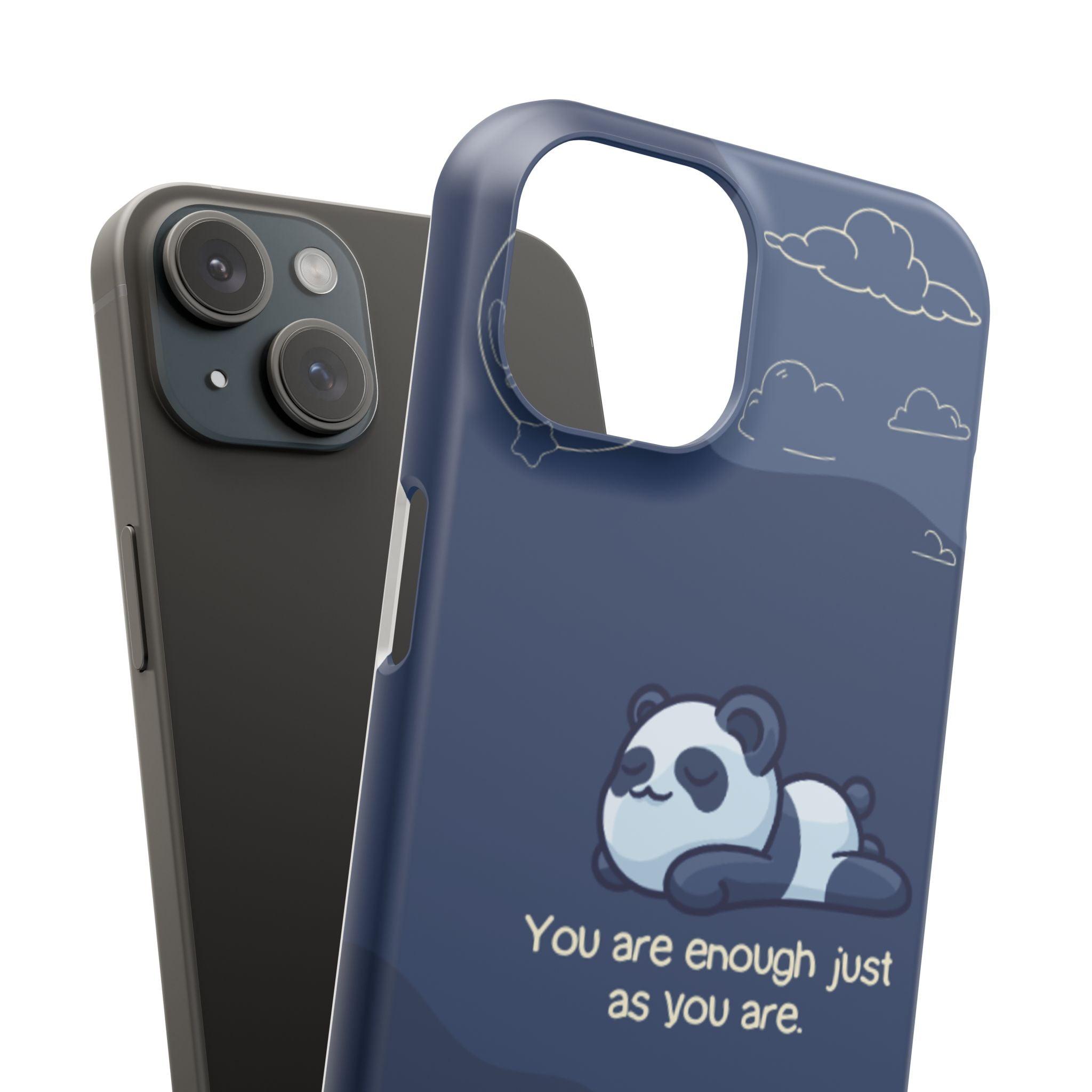 Panda Dreams Phone Case – Cozy Vibes & Inspiring Words
