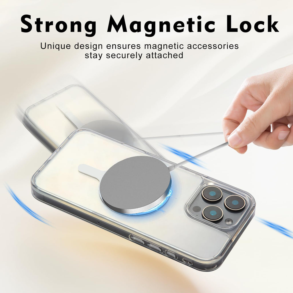 4 Pack Universal Ring Wireless Charger Conversion Kit for MagSafe Sticker 360 – Compatible with iPhone, iPad, Samsung, and More, White (No Magnets)