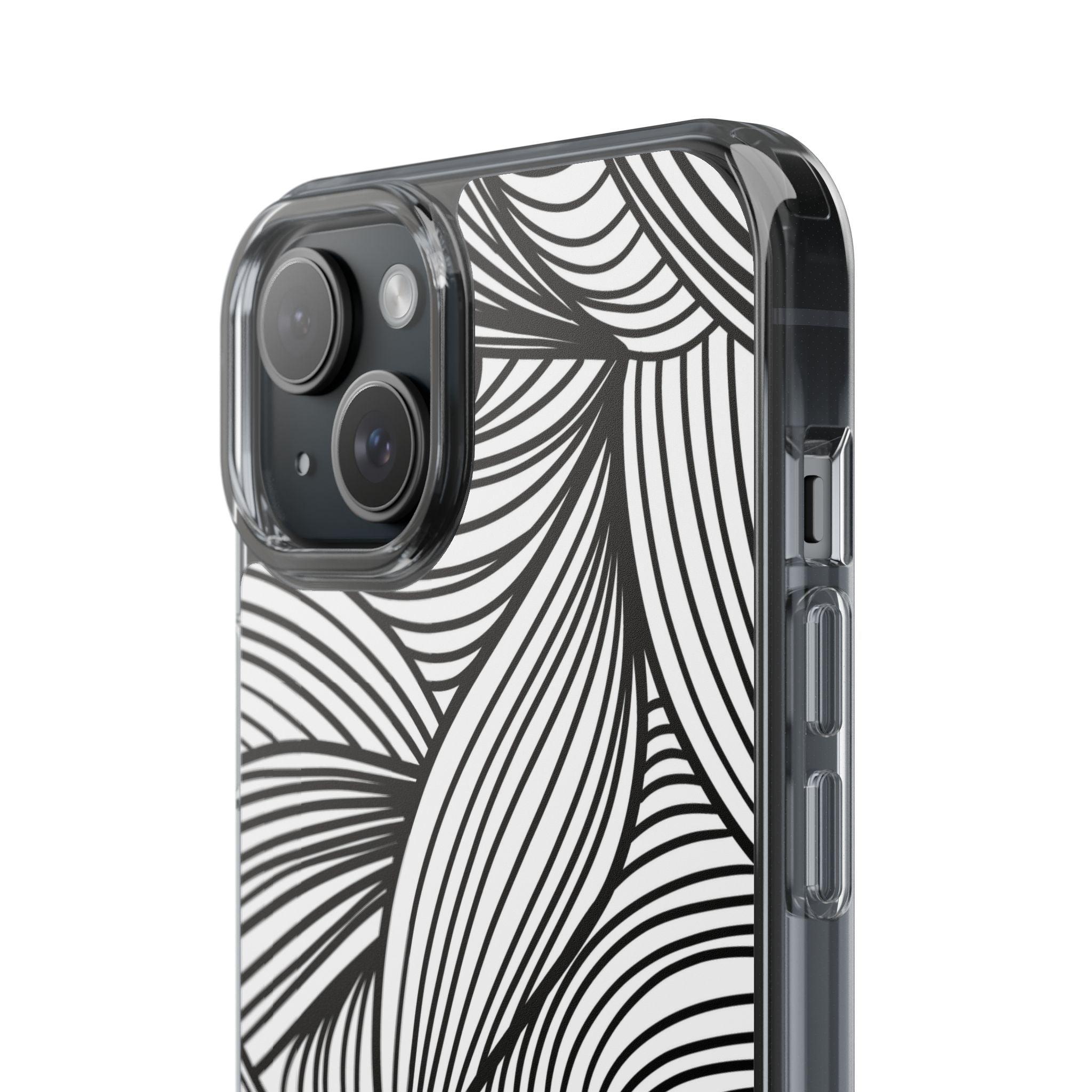 Black and White Illusion Clear Cases