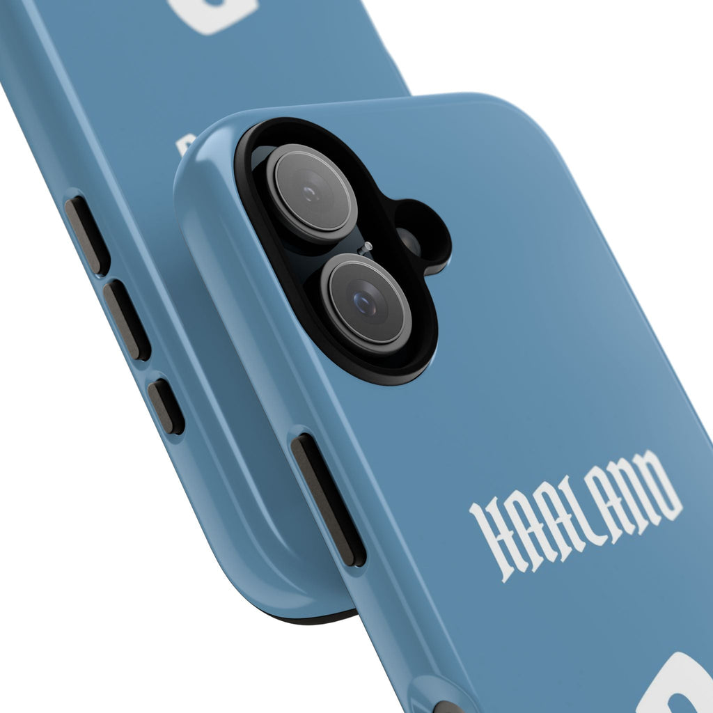 Erling Haaland PowerStrike – Rugged Dual-Layer Protection & Slim Profile | Compatible with iPhone 8 to 16 Pro Max & Samsung Galaxy S10 to S25 Ultra
