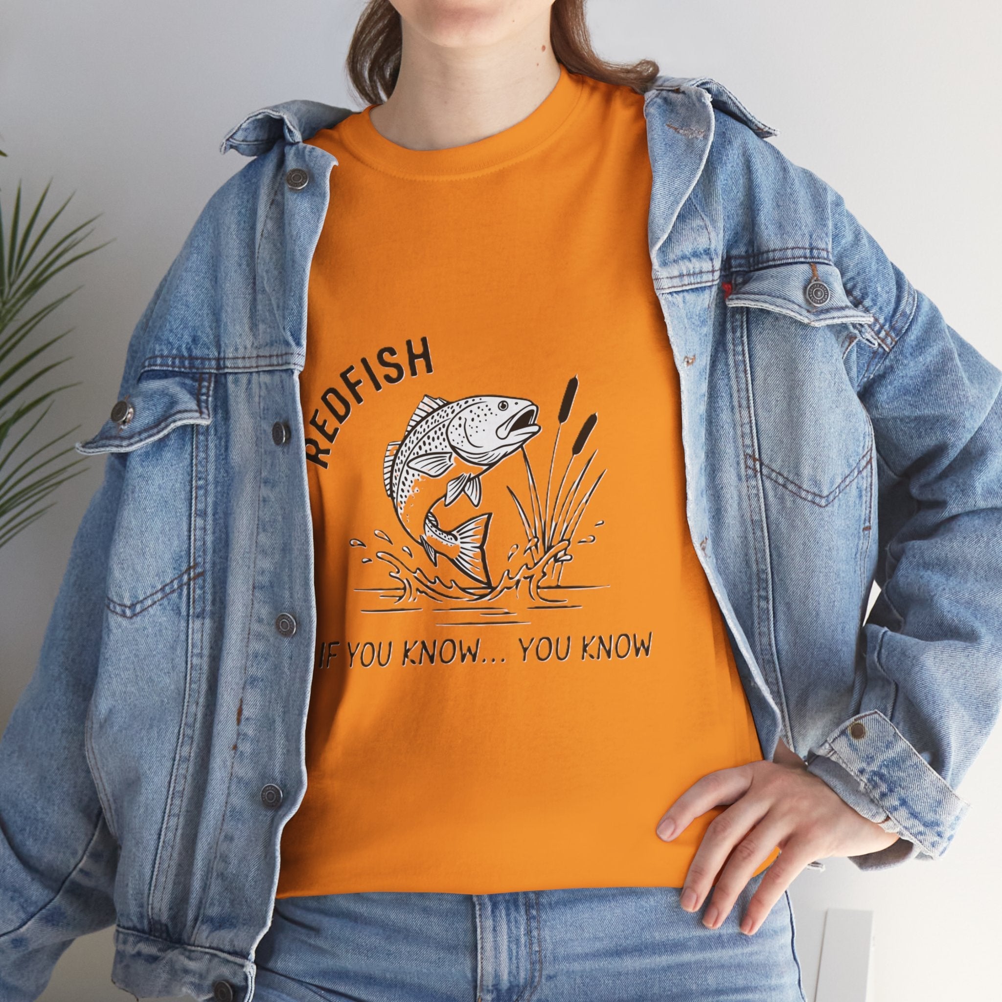 Fishing Red Fish T-Shirt — Vintage Angler Tee