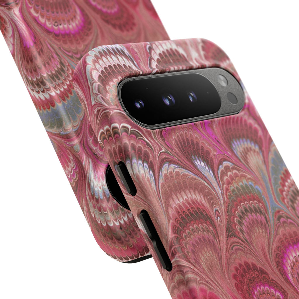Shades of Pink Marbled Phone Case —  Dual Layer - Tough Protective Phone Cover