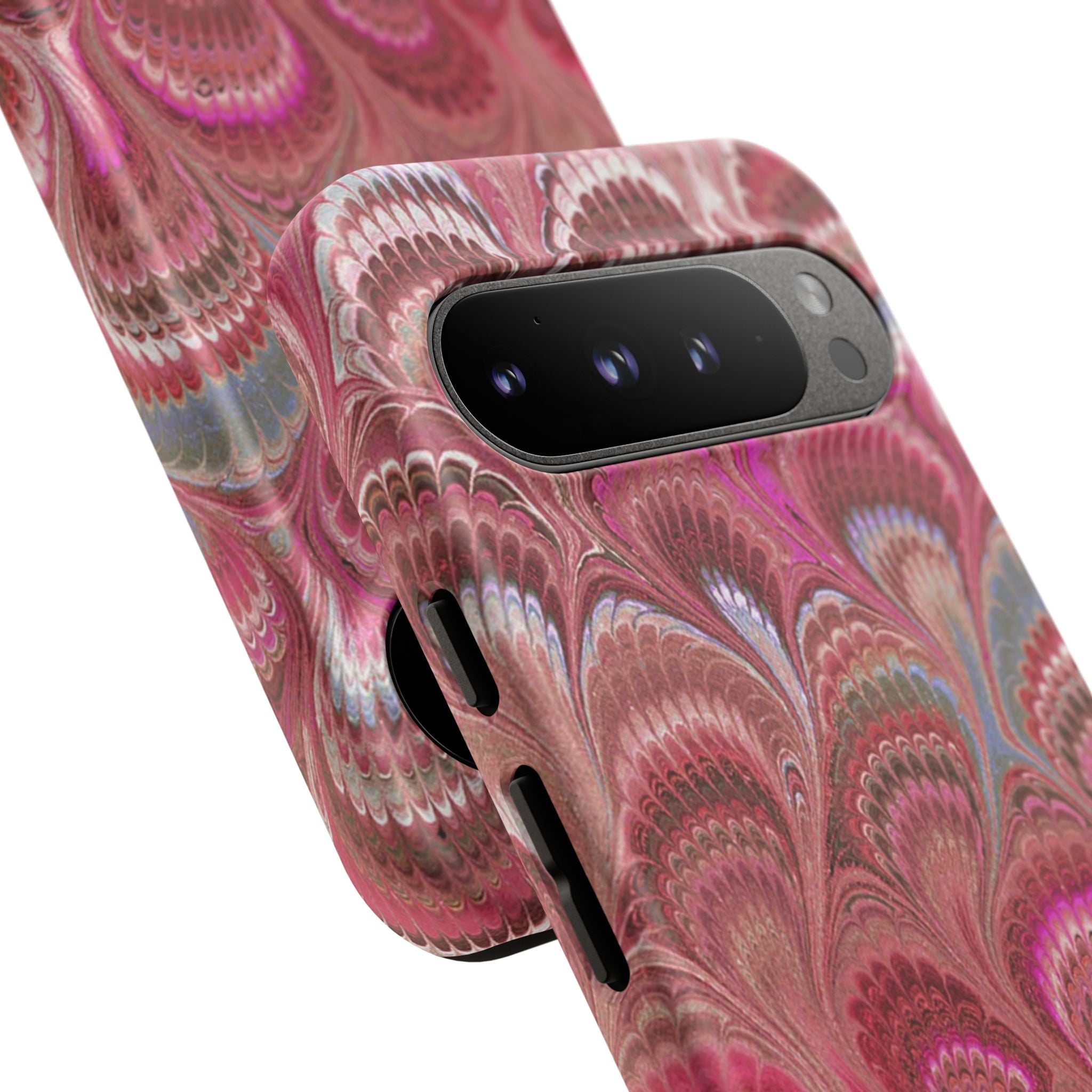 Shades of Pink Marbled Phone Case —  Dual Layer - Tough Protective Phone Cover