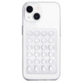 Silicone Suction Phone Mount — Hands-Free Sticky Grip Holder for Selfies, Videos & Mirror, White