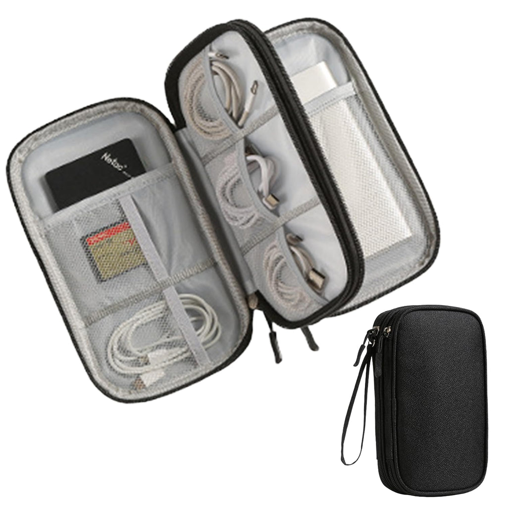 Digital Cable Organizer Bag — Portable Storage Box for Power Bank, Charging Cables & USB Accessories