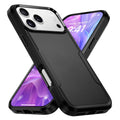 Designed for iPhone 17 Pro Case Black — Dual Layer Heavy Duty Shockproof Cover with Military Grade Drop Protection