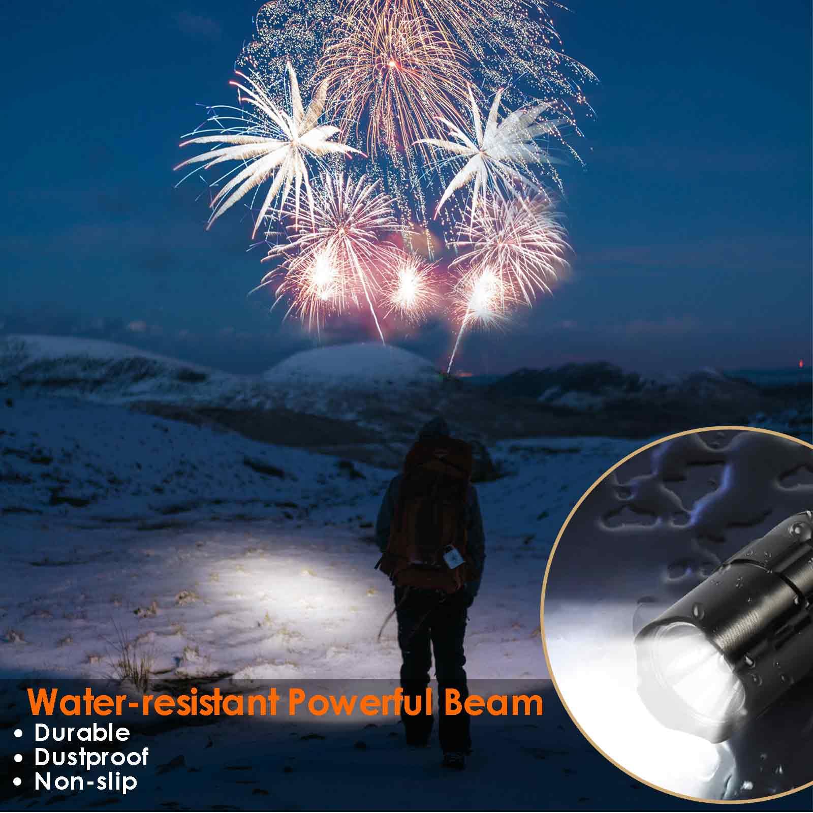 Mini Tactical LED Pen Flashlight — High Lumen Handheld Light for Camping, Hiking, Cycling & Emergency