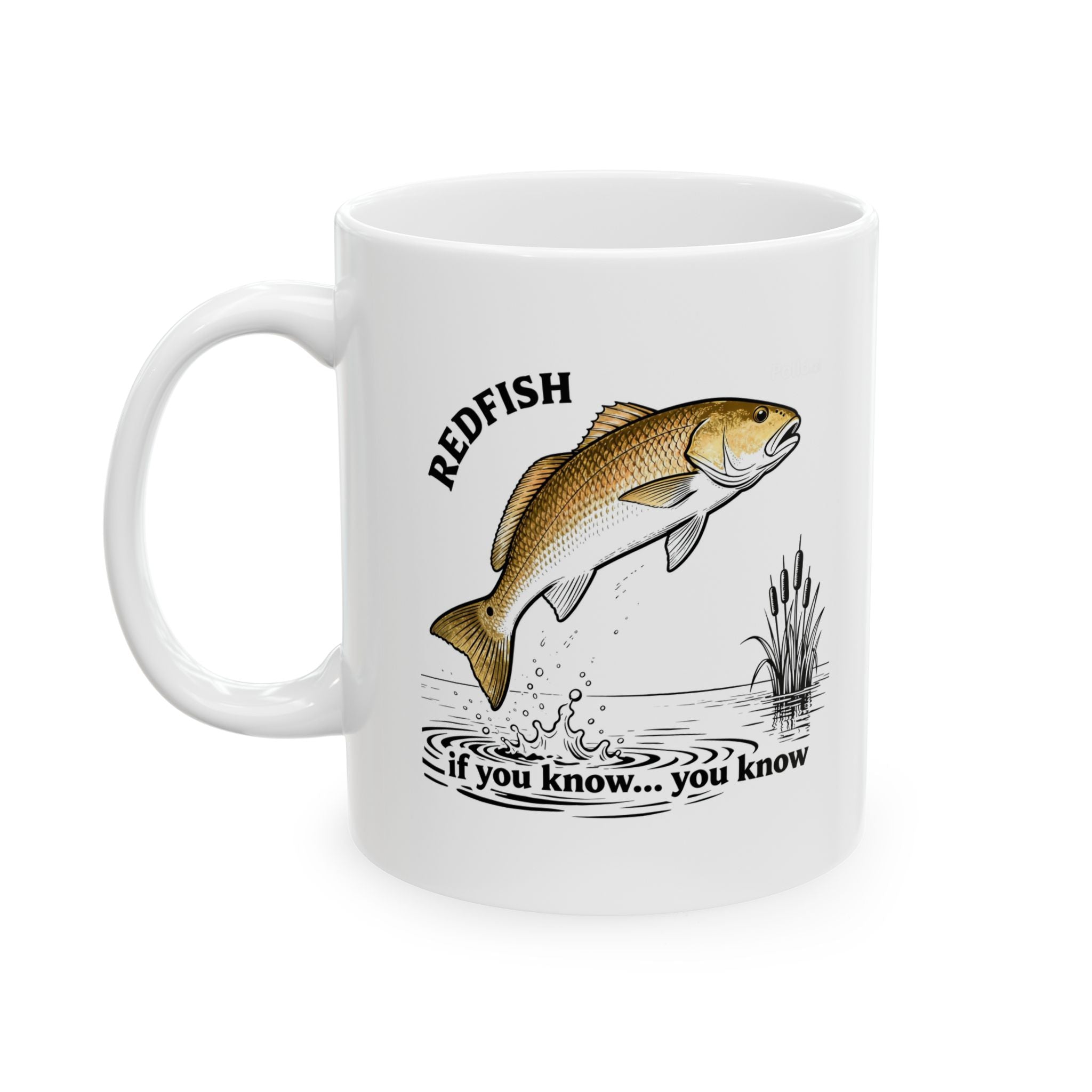 Ceramic Mug – Customizable 'Your County Here' Wildlife Emblem Coffee Cup (11oz/15oz)