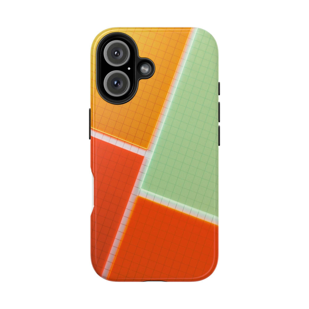 Four Colors Blocks With Shades Tough Phone Cases