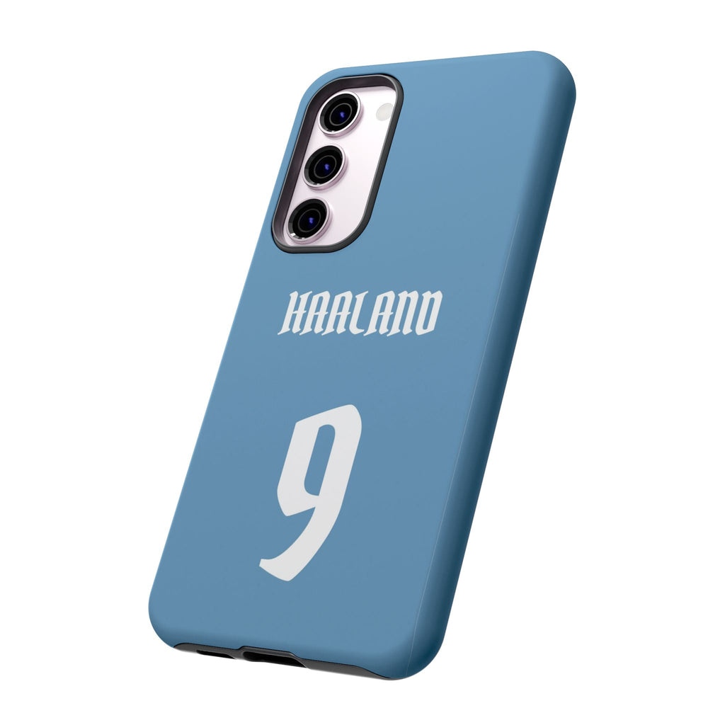 Erling Haaland PowerStrike – Rugged Dual-Layer Protection & Slim Profile | Compatible with iPhone 8 to 16 Pro Max & Samsung Galaxy S10 to S25 Ultra