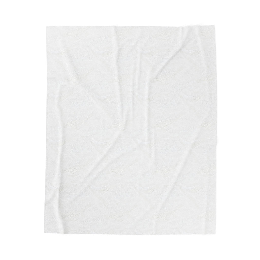 Velveteen Plush Blanket — Mystic Mushroom & Frog Forest Throw
