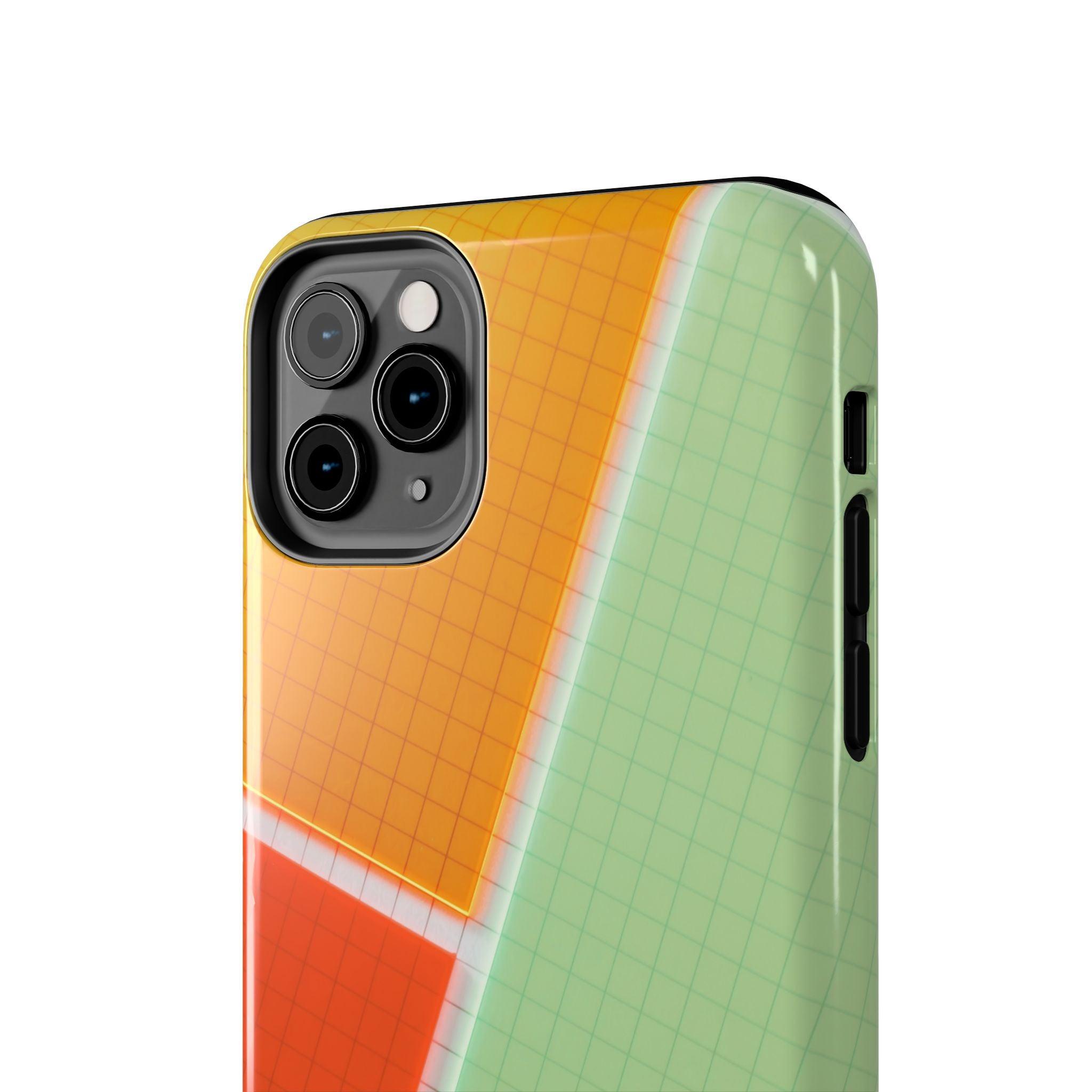 Four Colors Blocks With Shades Tough Phone Cases