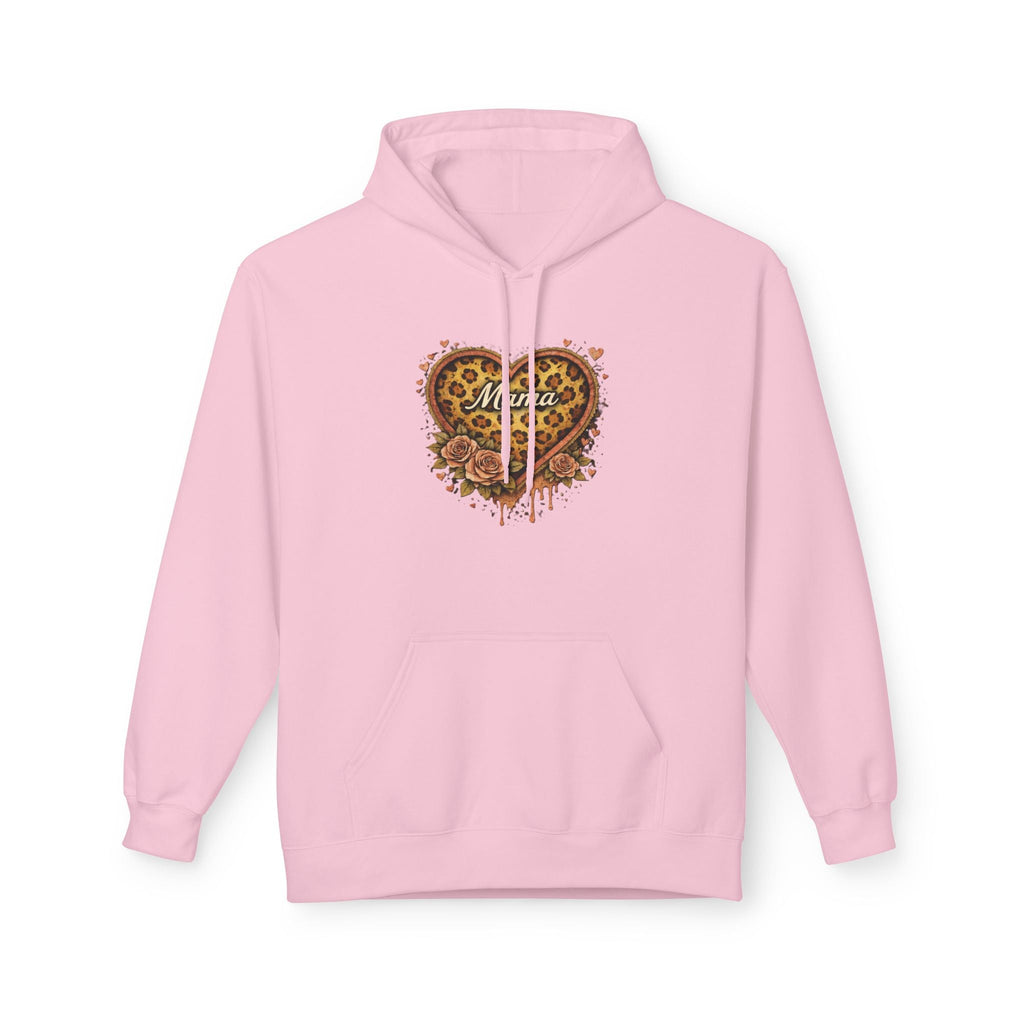 Leopard Heart Hoodie — Floral Animal Print Pullover
