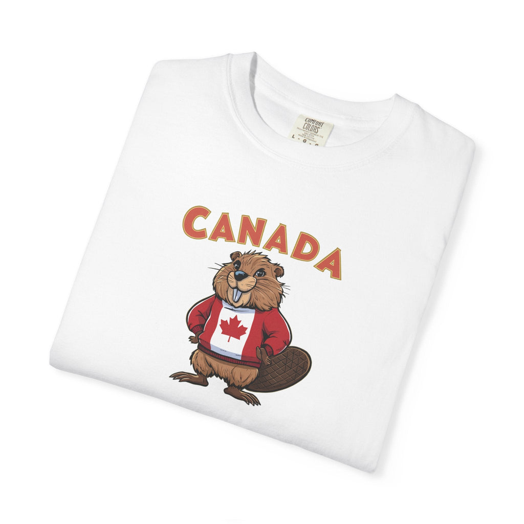 Canada Day T-Shirt - Celebrate Canada Day with Beaver - DipaliZ