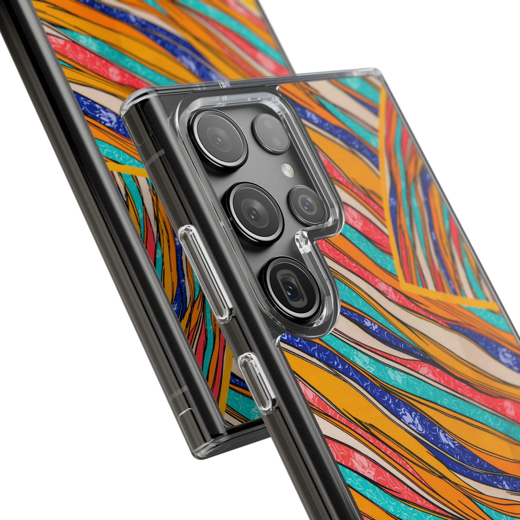 Clear Cases Stripes of  Powerful Colors