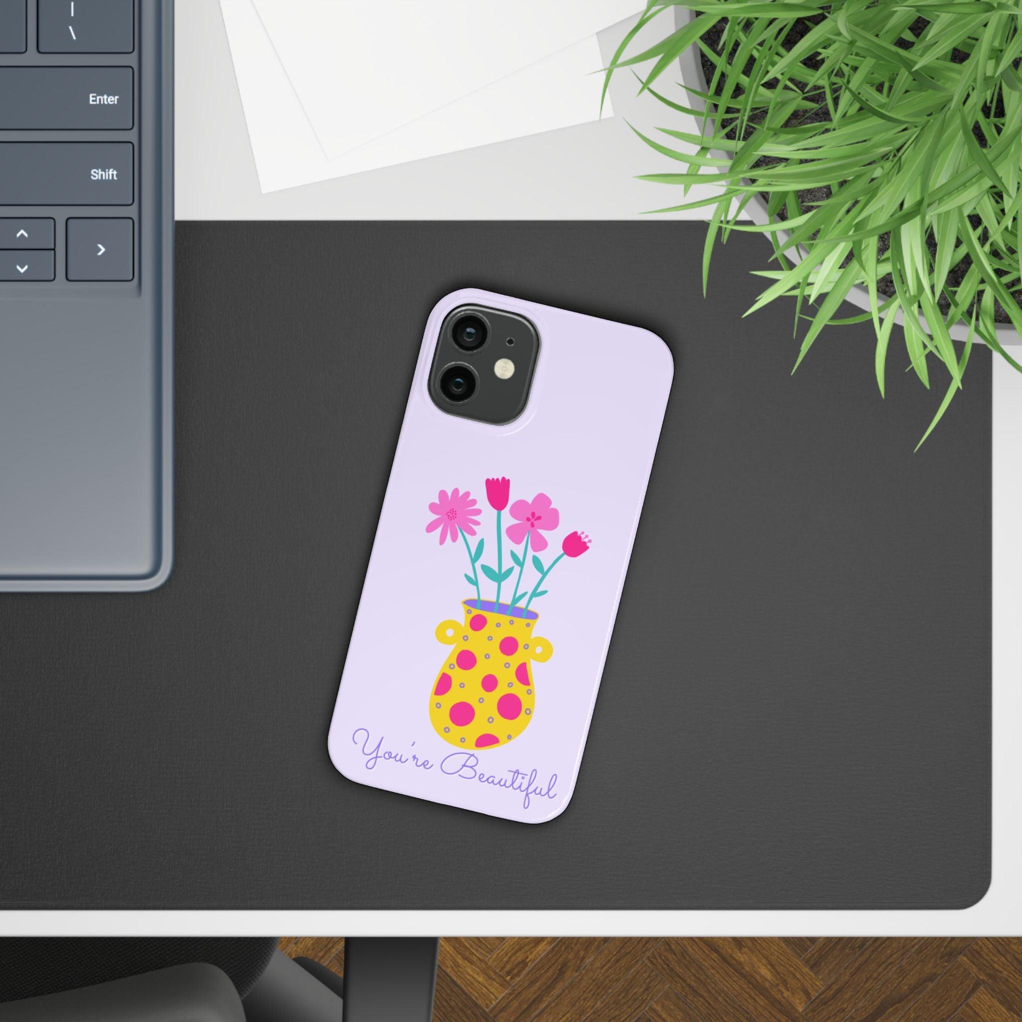 Floral Pot Phone Case – Bloom with Style Everywhere You Go