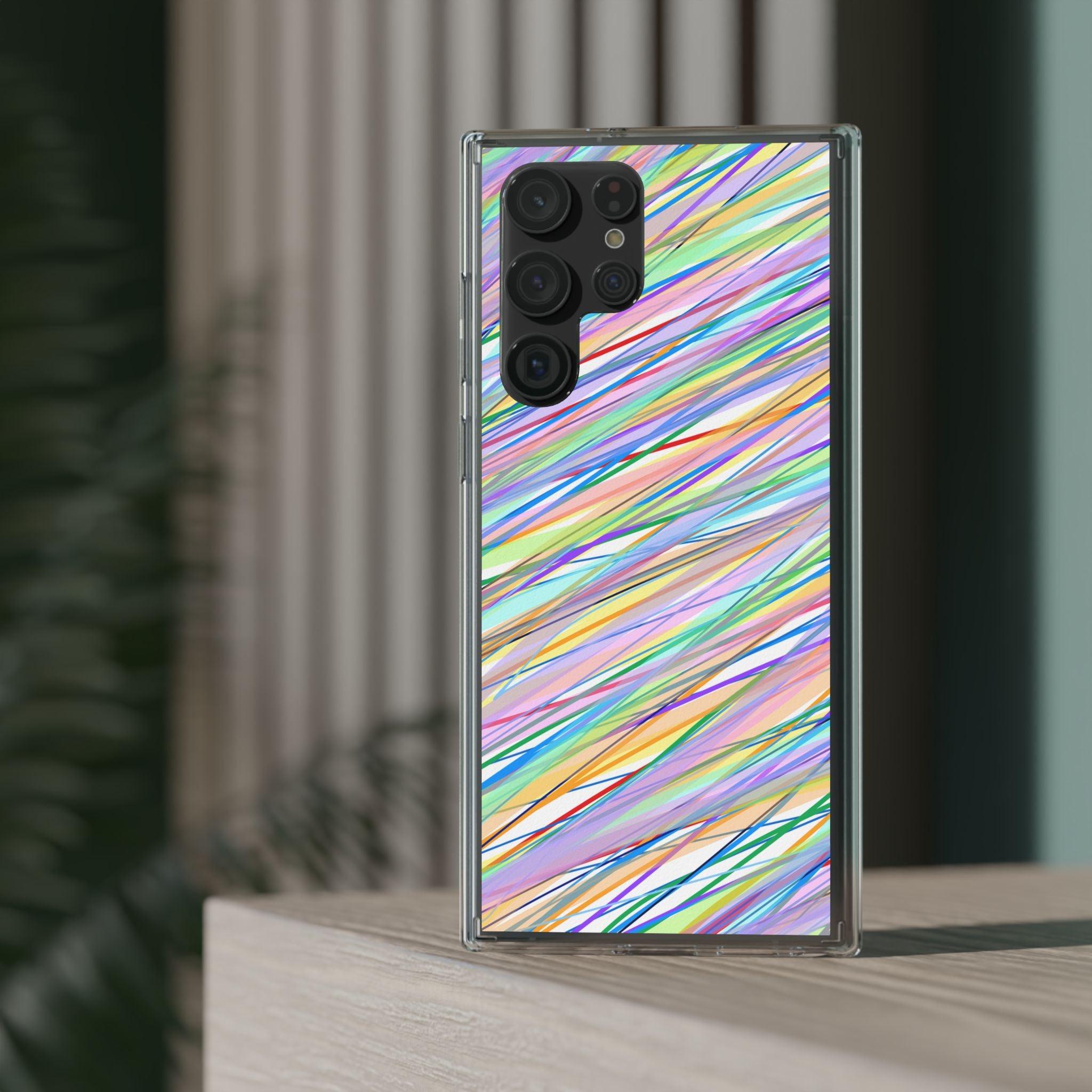 Threads Of Colors Clear Case