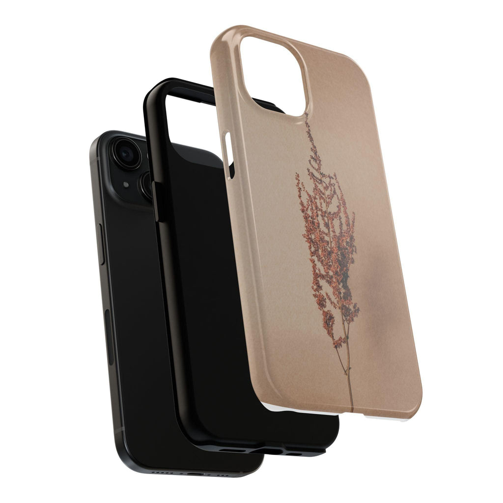 Brown Dry Leaf Tough Phone Cases
