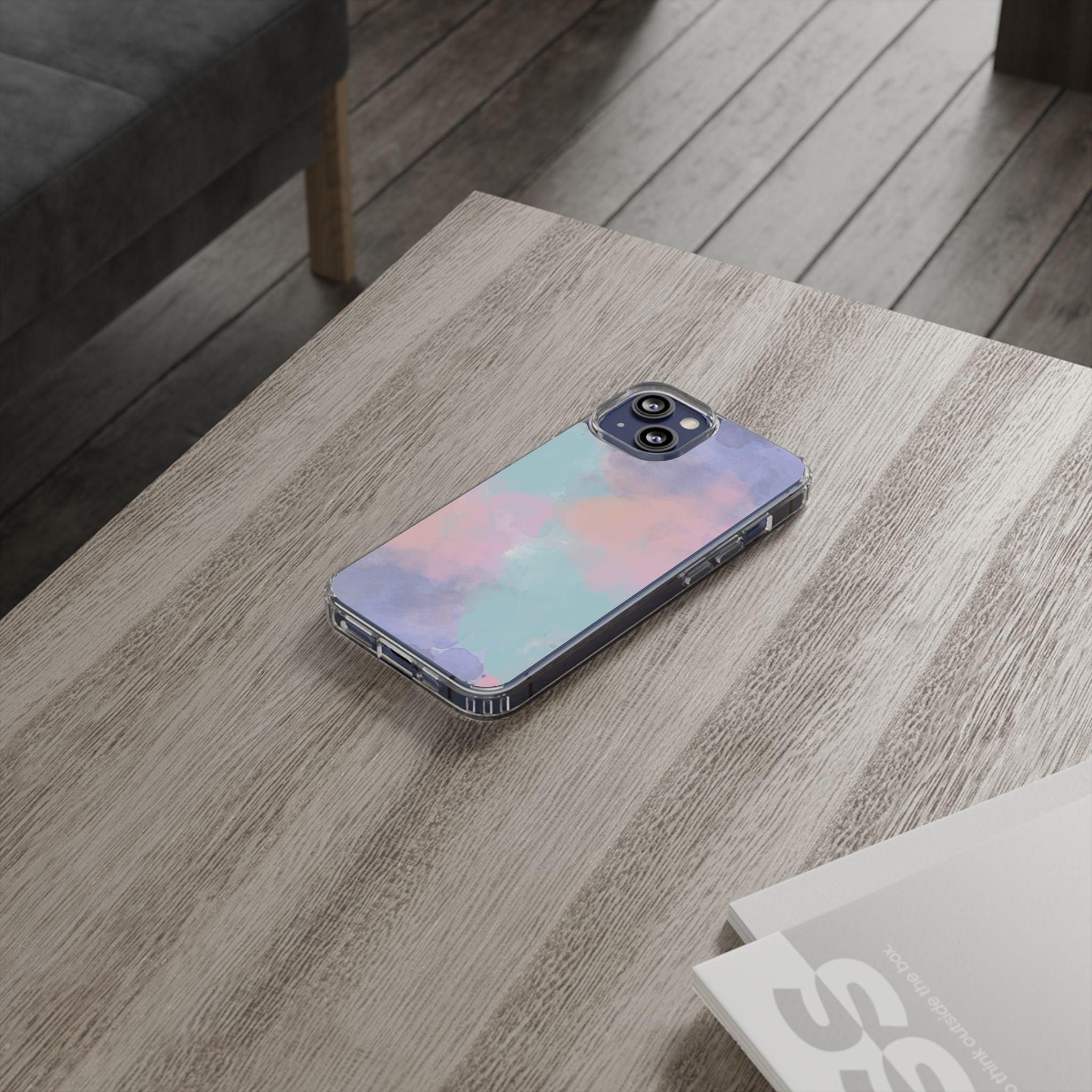 Shades of Pastel Clear Cases