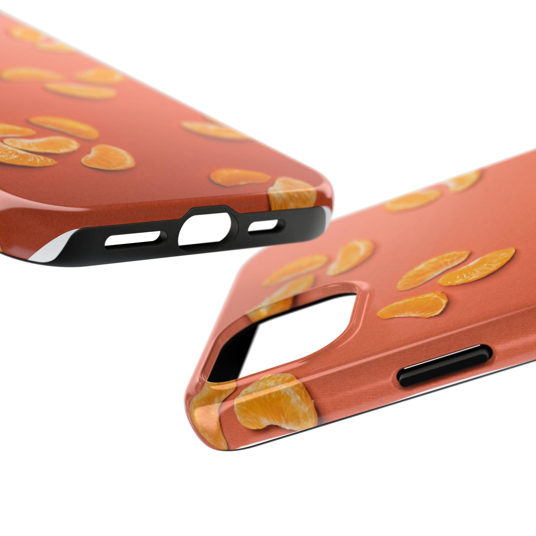 Peal Oranges printed Tough Phone Cases