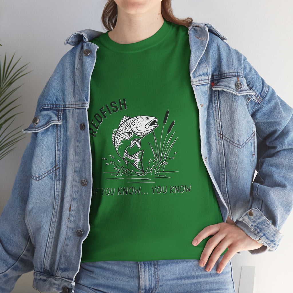 Fishing Red Fish T-Shirt — Vintage Angler Tee