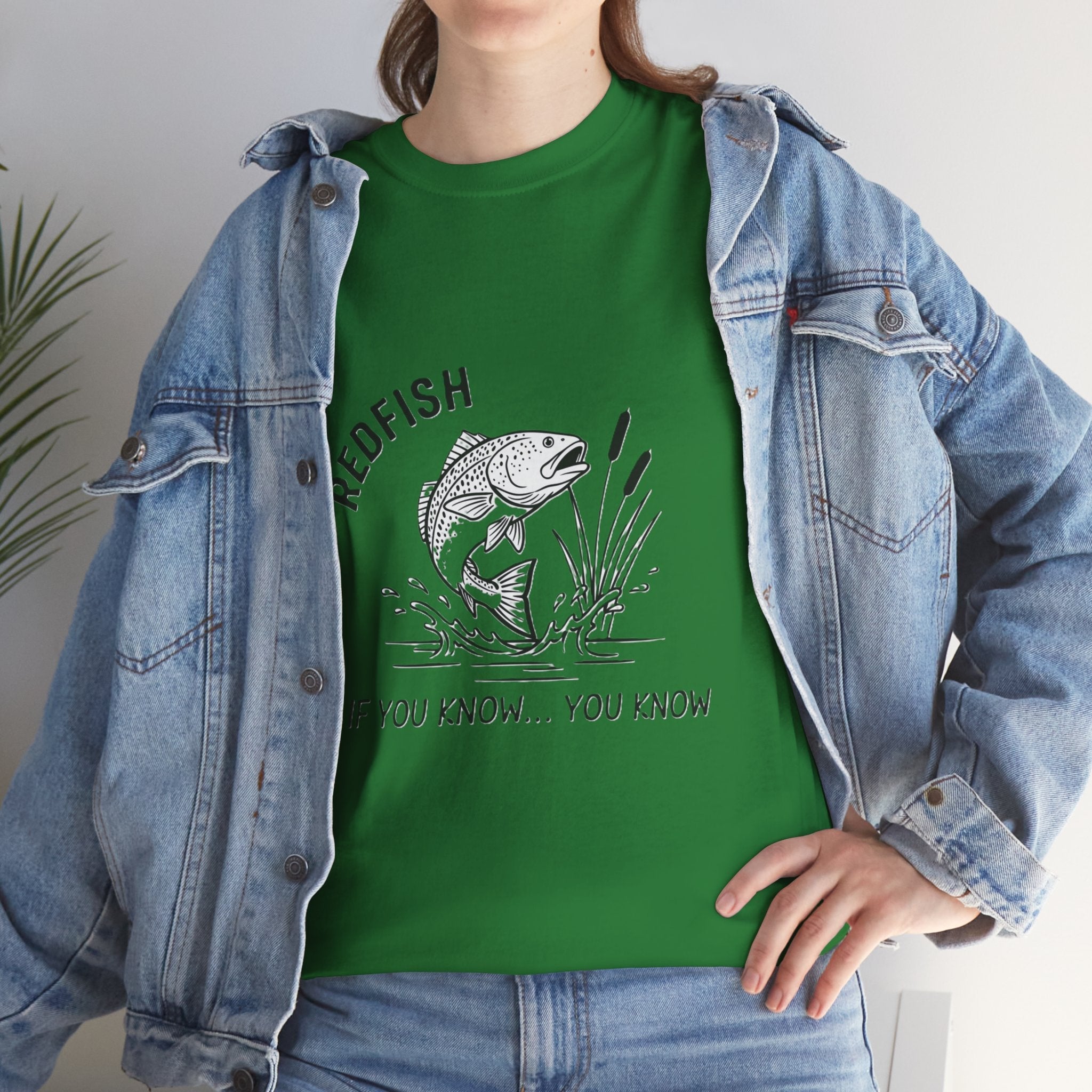 Fishing Red Fish T-Shirt — Vintage Angler Tee