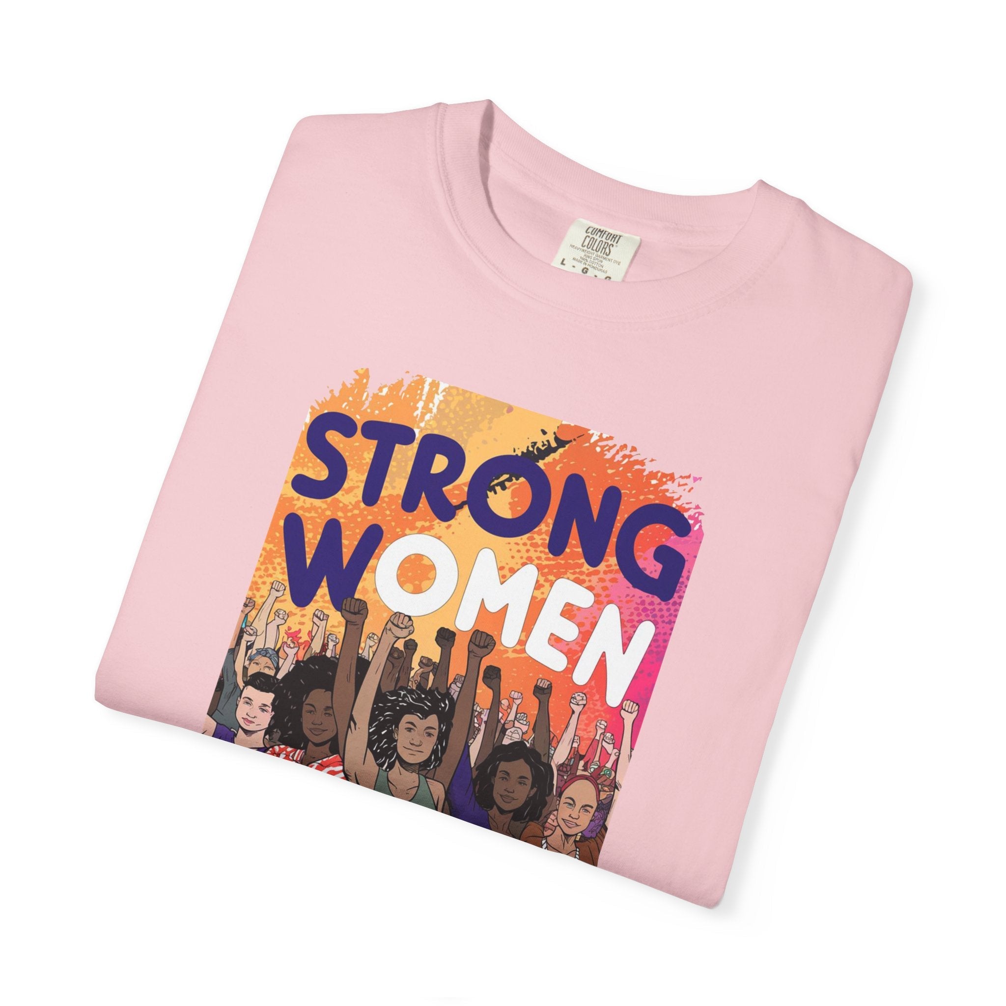 Strong Women Strong World Cotton Tee - Unisex Comfort - DipaliZ