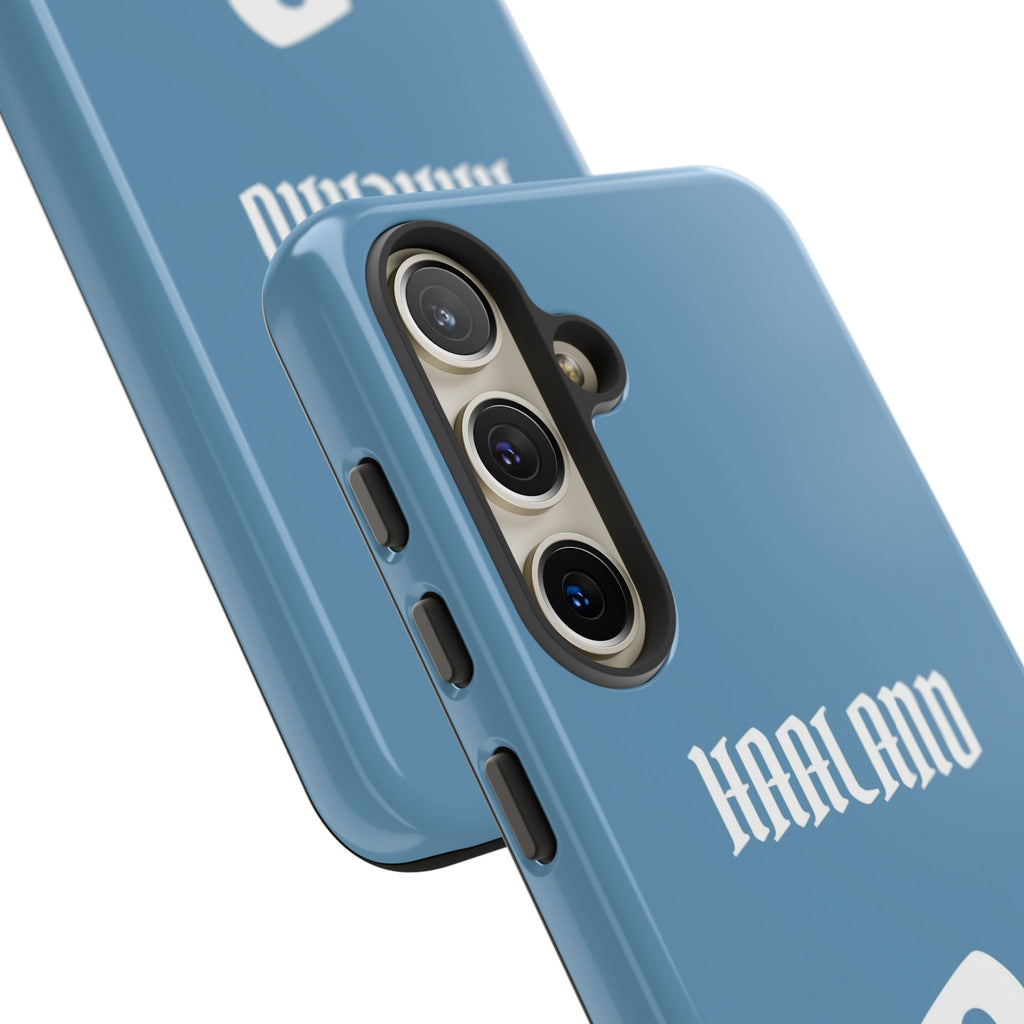 Erling Haaland PowerStrike – Rugged Dual-Layer Protection & Slim Profile | Compatible with iPhone 8 to 16 Pro Max & Samsung Galaxy S10 to S25 Ultra