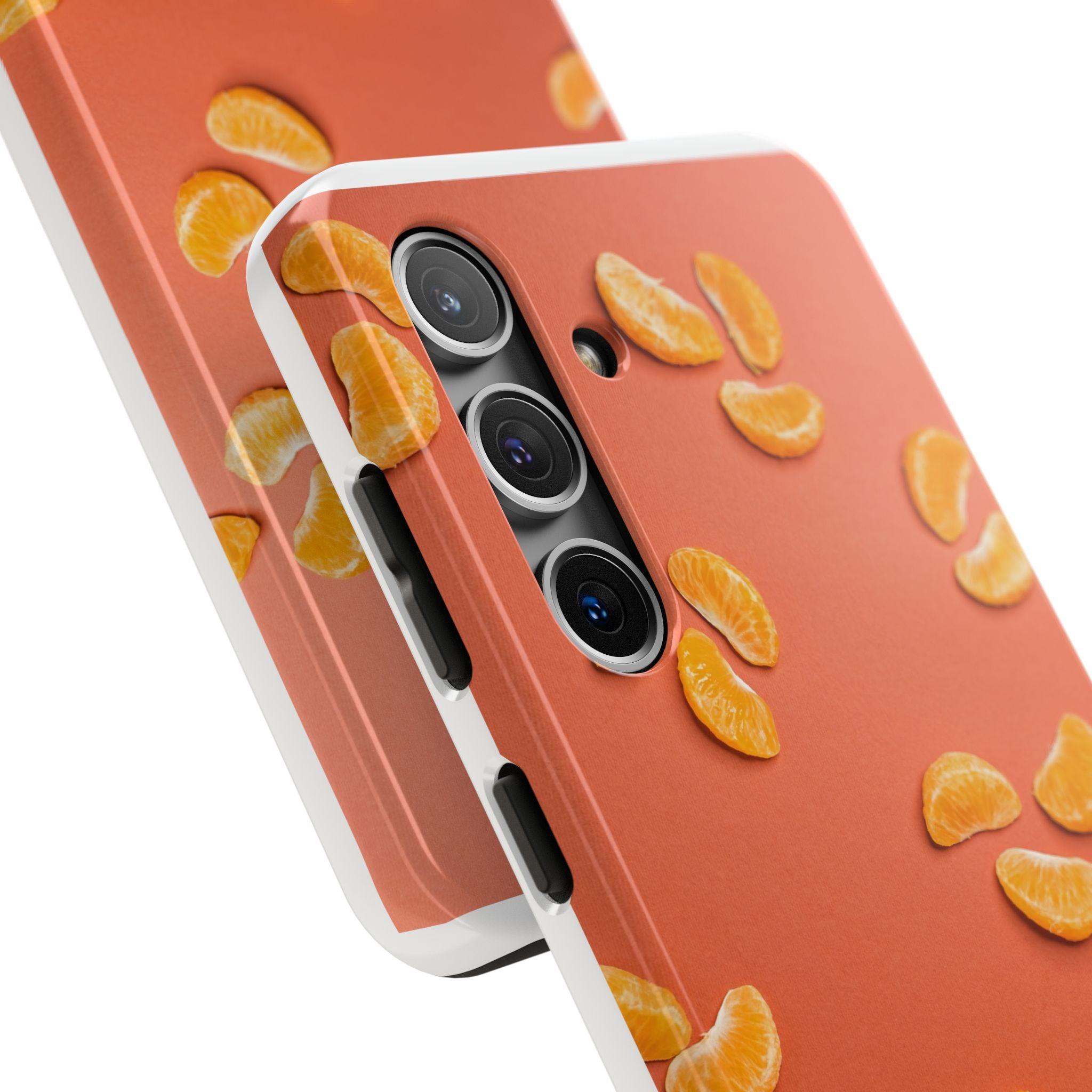 Peal Oranges printed Tough Phone Cases