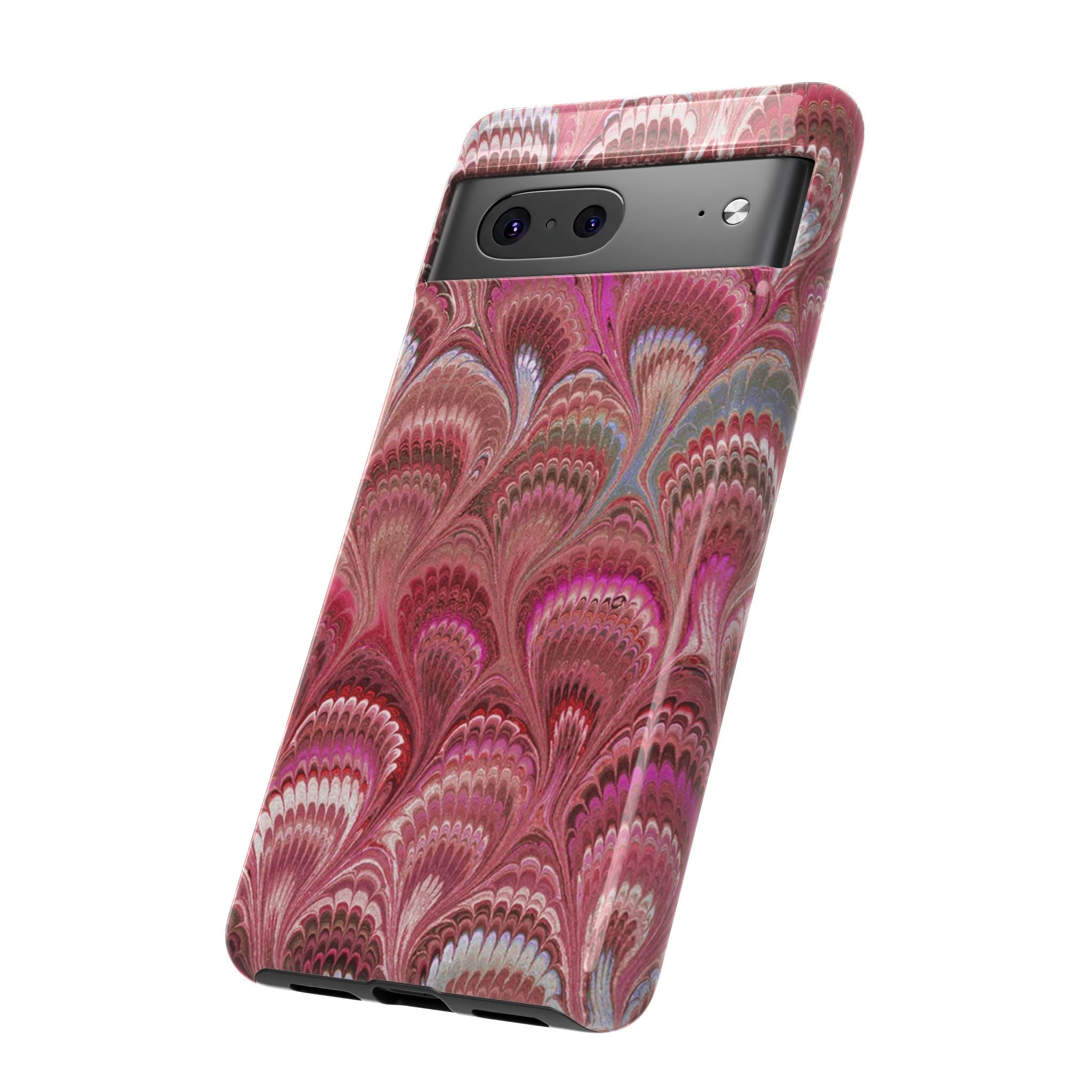 Shades of Pink Marbled Phone Case —  Dual Layer - Tough Protective Phone Cover