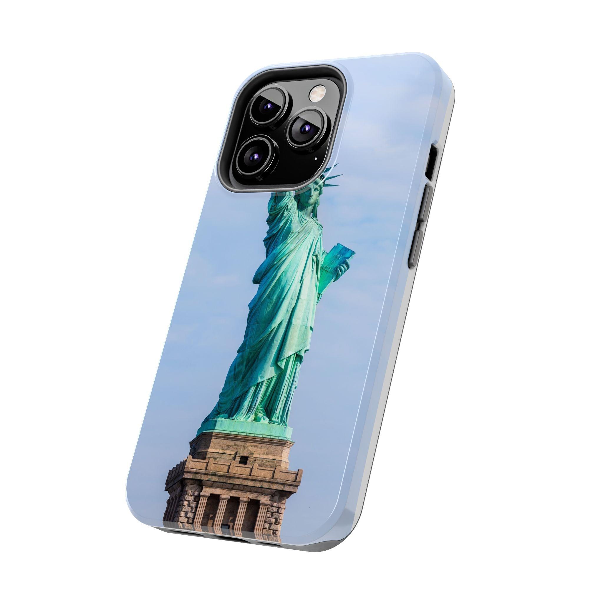 Statue of Liberty Printed Tough Phone Case - Iconic Freedom Design