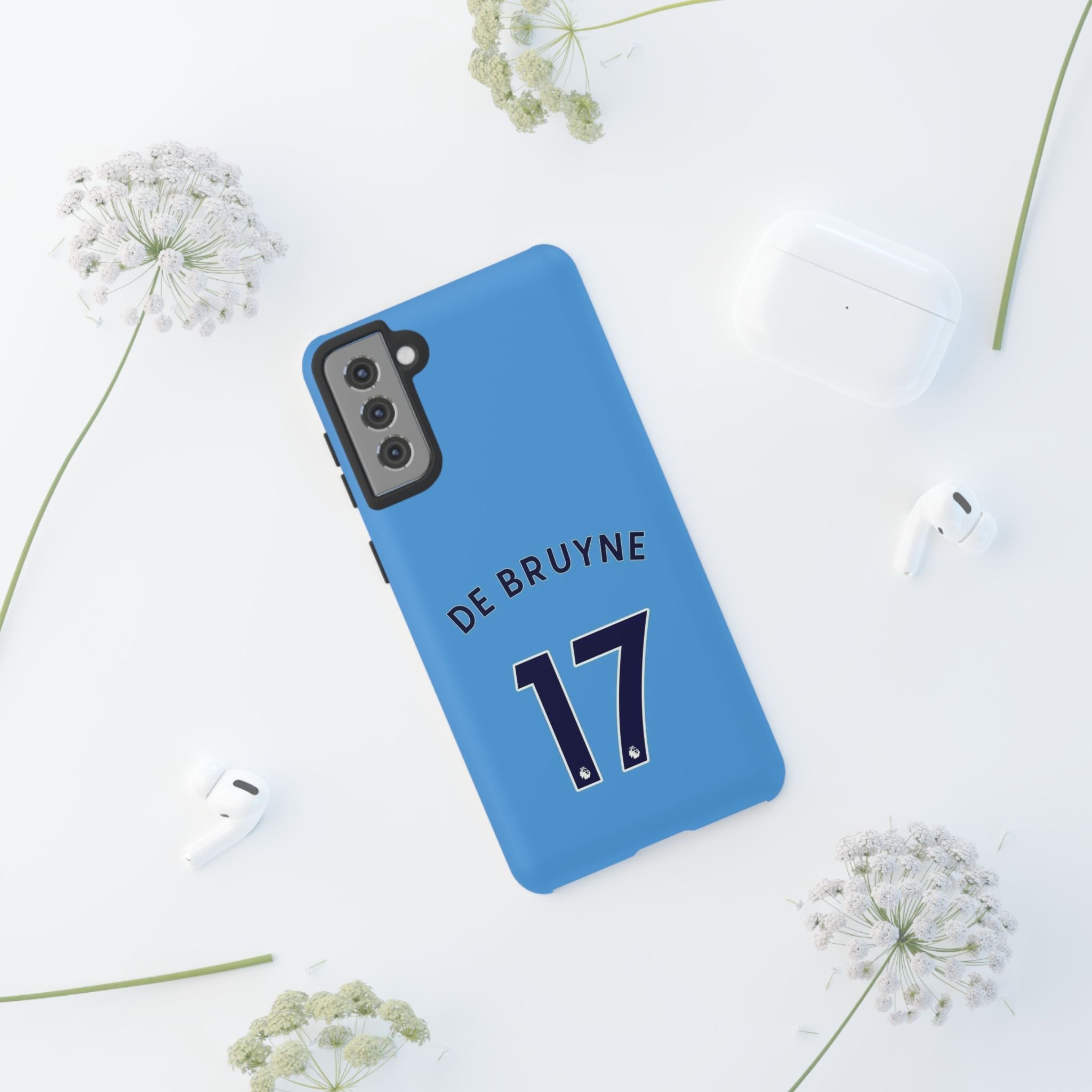 Kevin De Bruyne VisionGuard – Enhanced Protection & Sleek Design | Fits iPhone 8–16 Pro Max & Galaxy S10–S25 Ultra