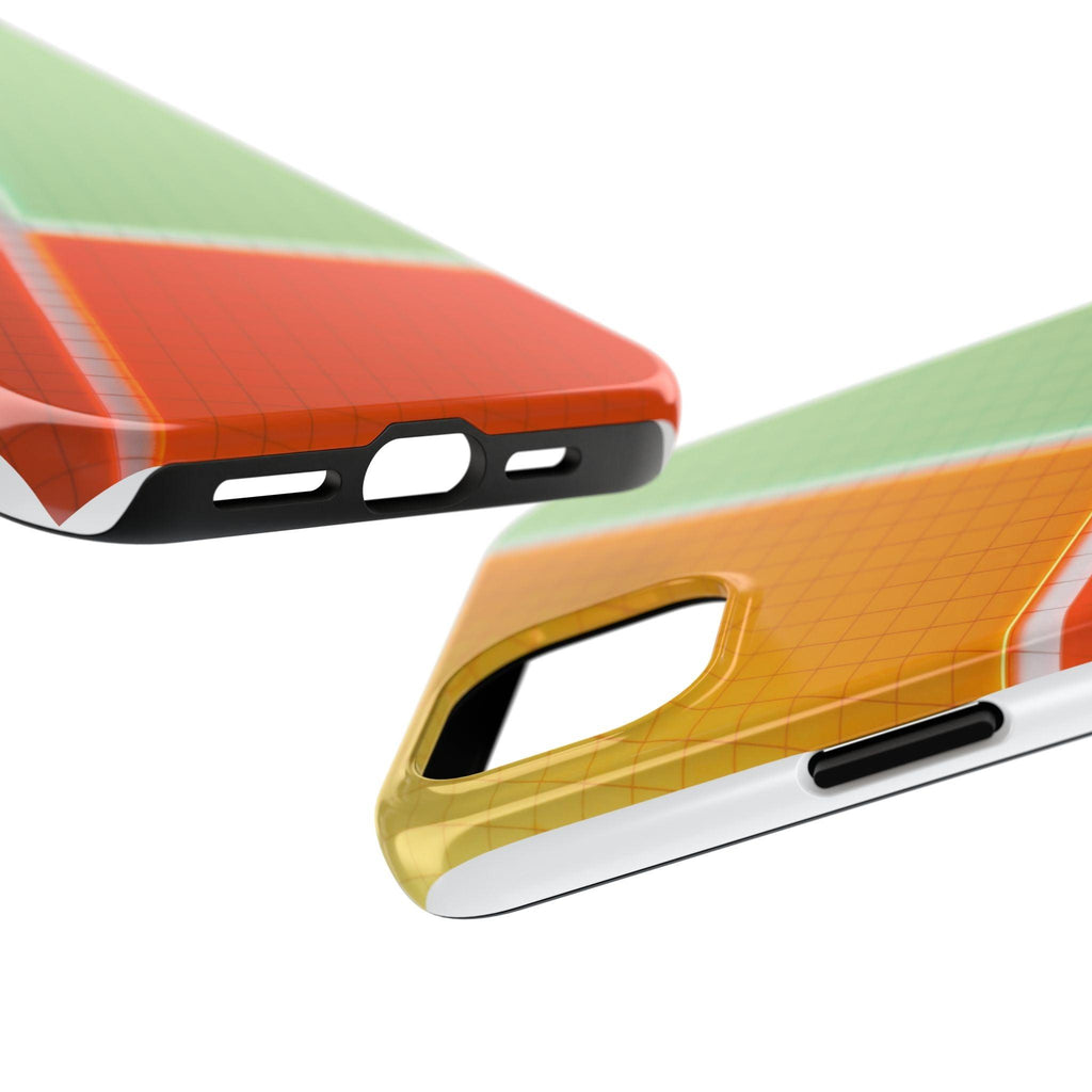 Four Colors Blocks With Shades Tough Phone Cases
