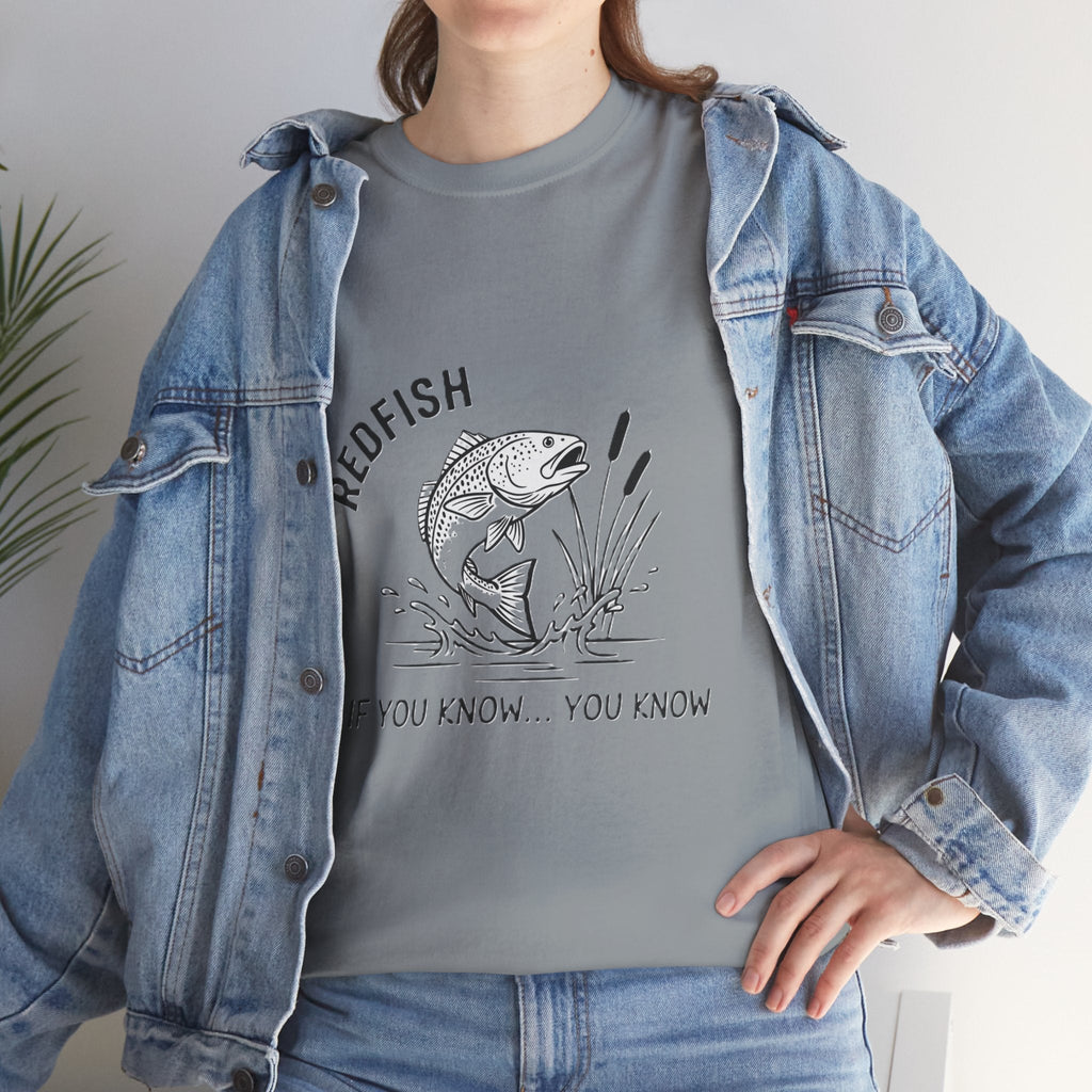 Fishing Red Fish T-Shirt — Vintage Angler Tee
