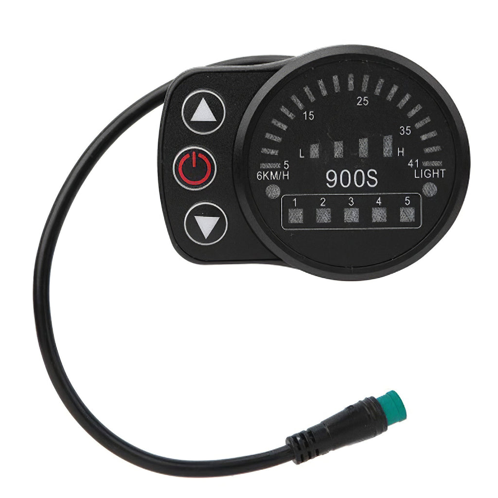 Bicycle Modified Lithium Battery Power With Quantum KT-LED900S Meter
