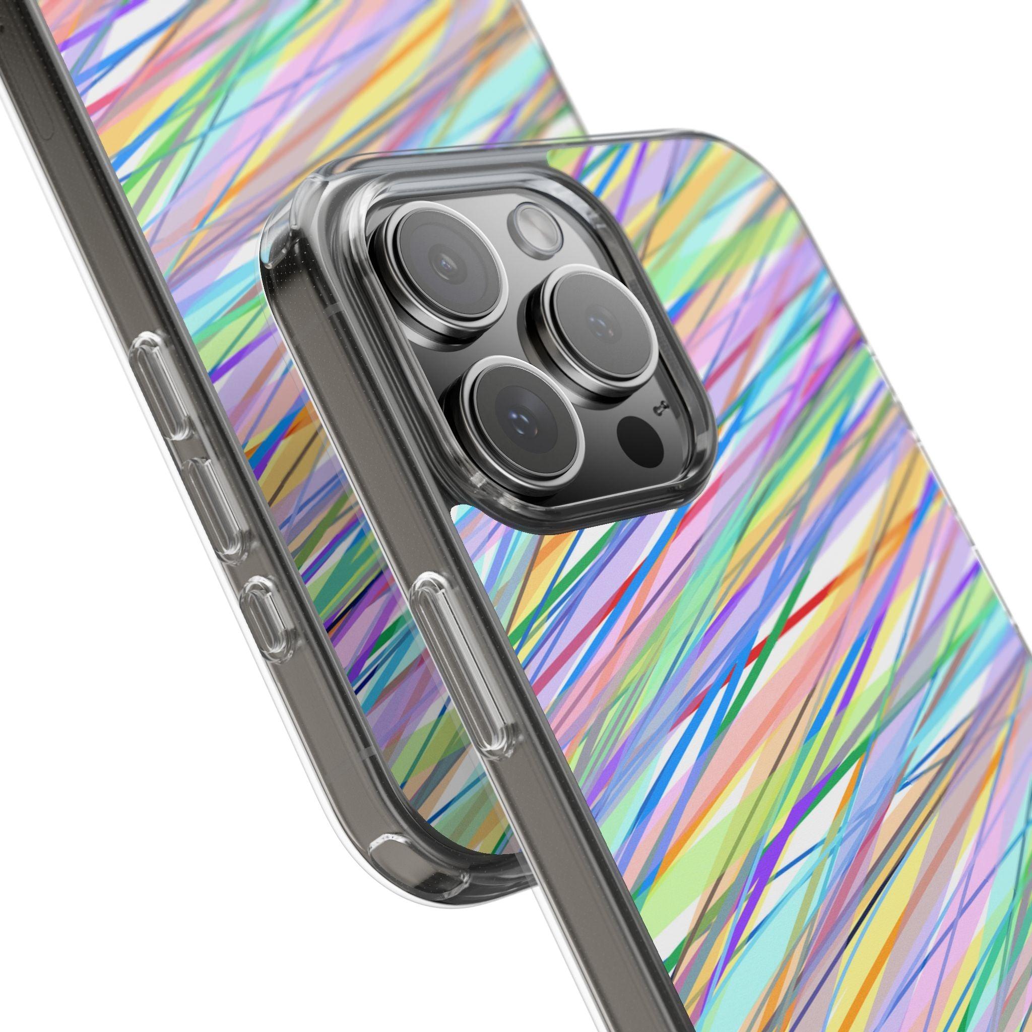 Threads Of Colors Clear Case