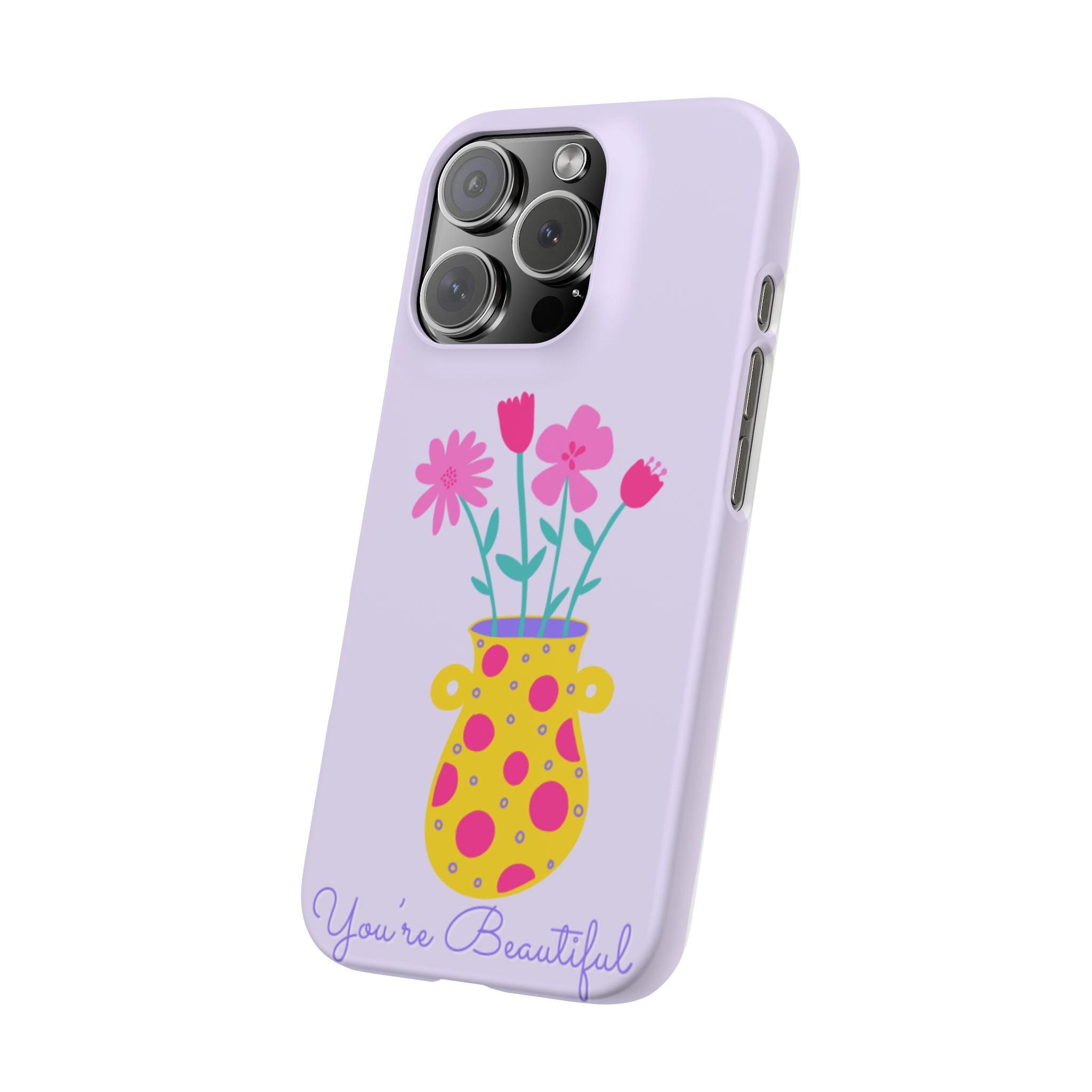 Floral Pot Phone Case – Bloom with Style Everywhere You Go